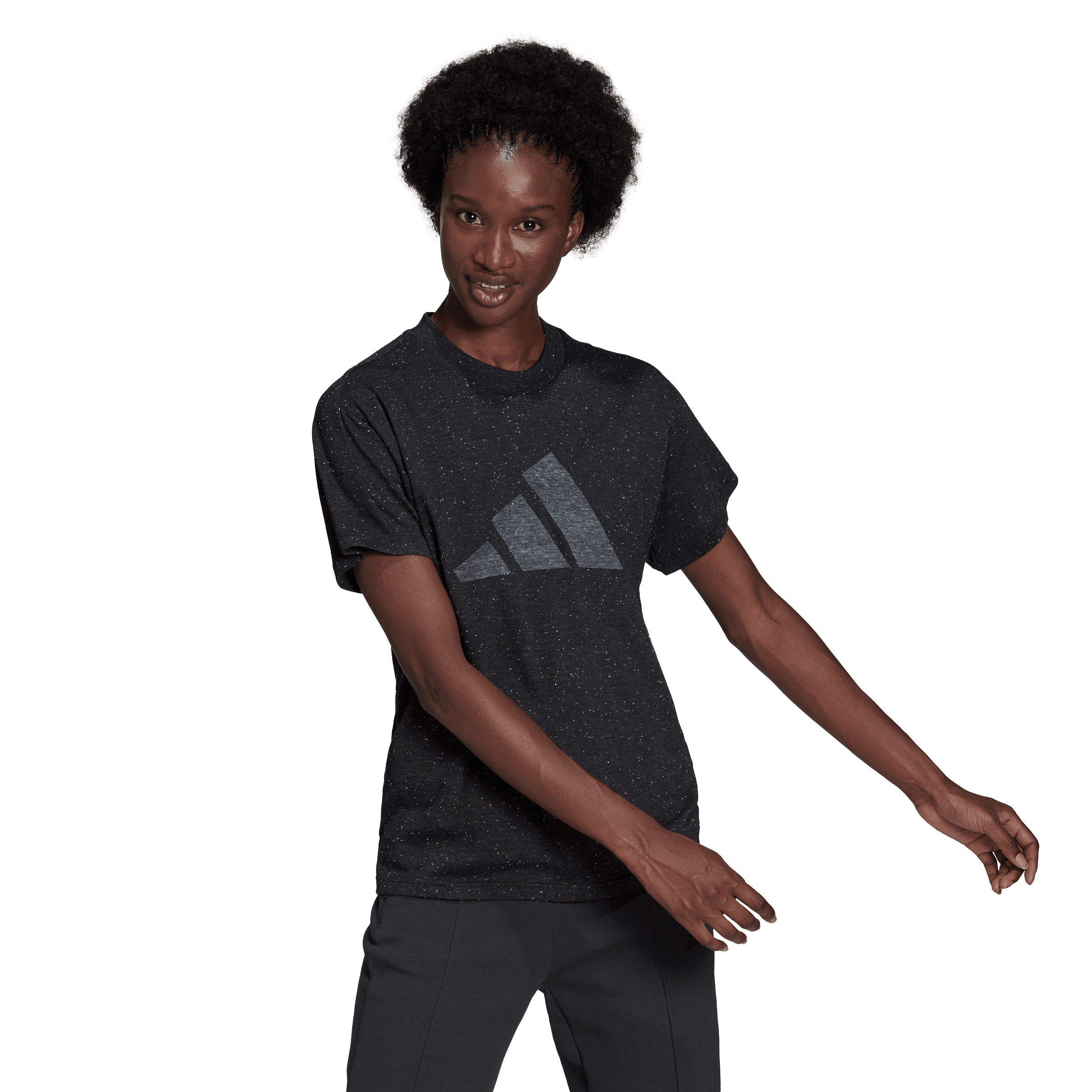 BLACK MELANGE - adidas - Future Icons Winners 3.0 T-Shirt Womens - 2
