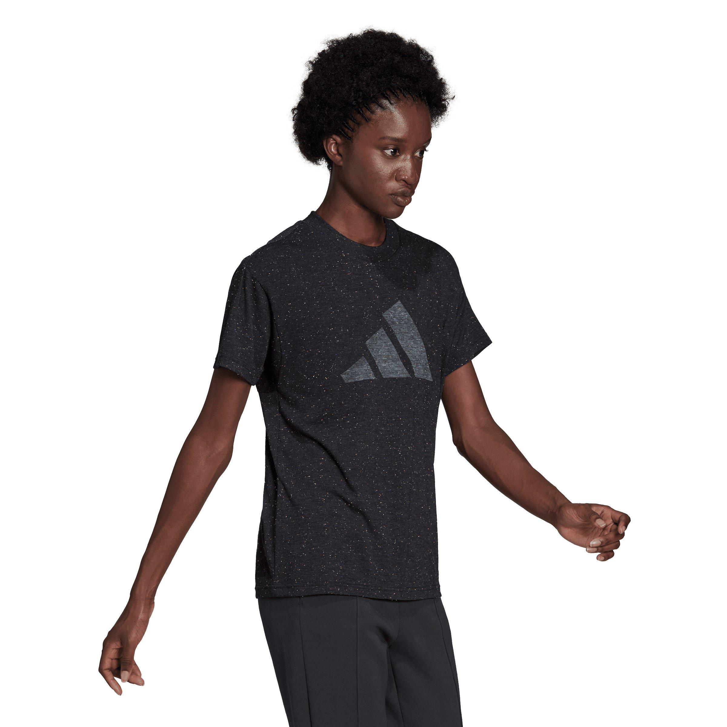 BLACK MELANGE - adidas - Future Icons Winners 3.0 T-Shirt Womens - 4