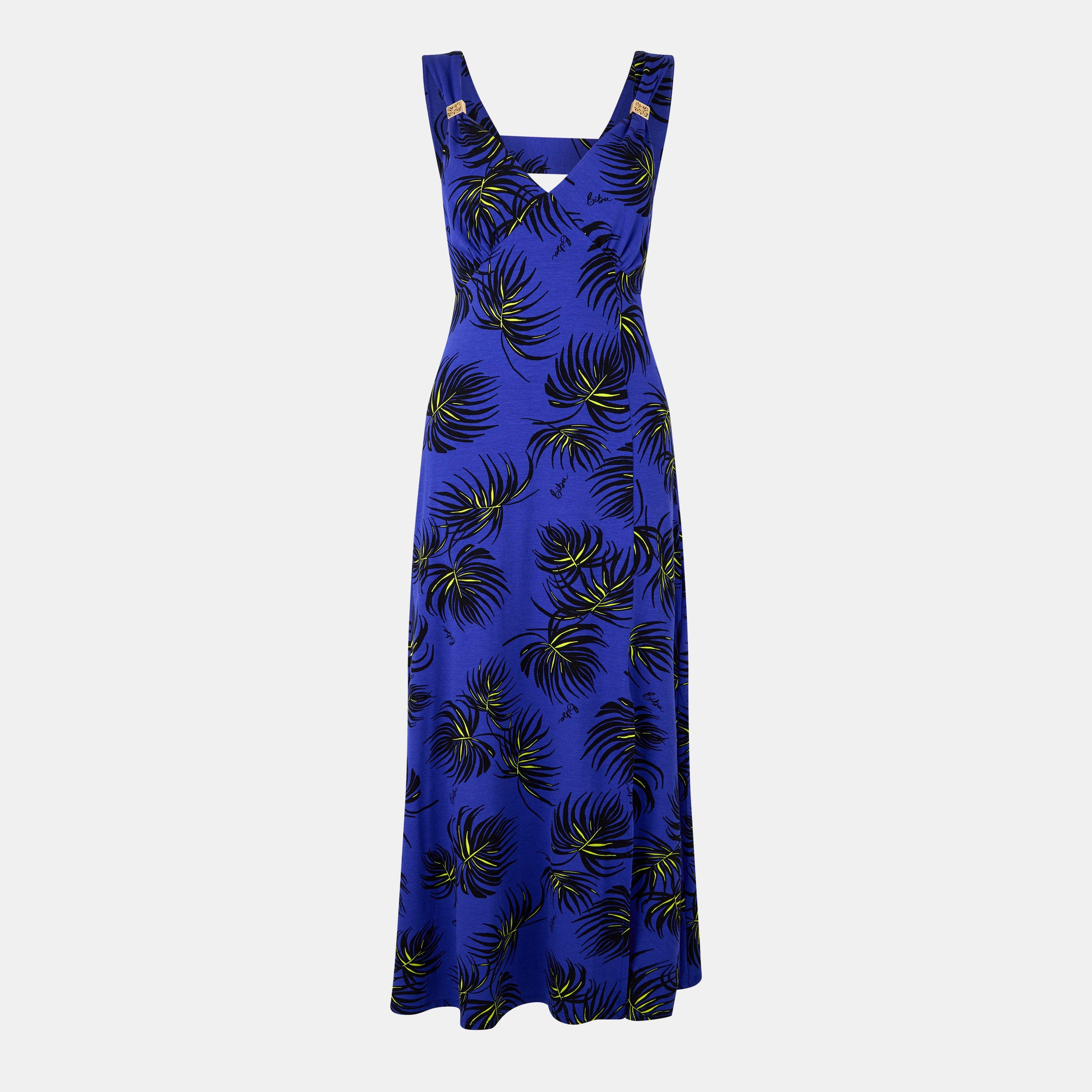 Blue - Biba - Women's Midi Slip Dress - 1