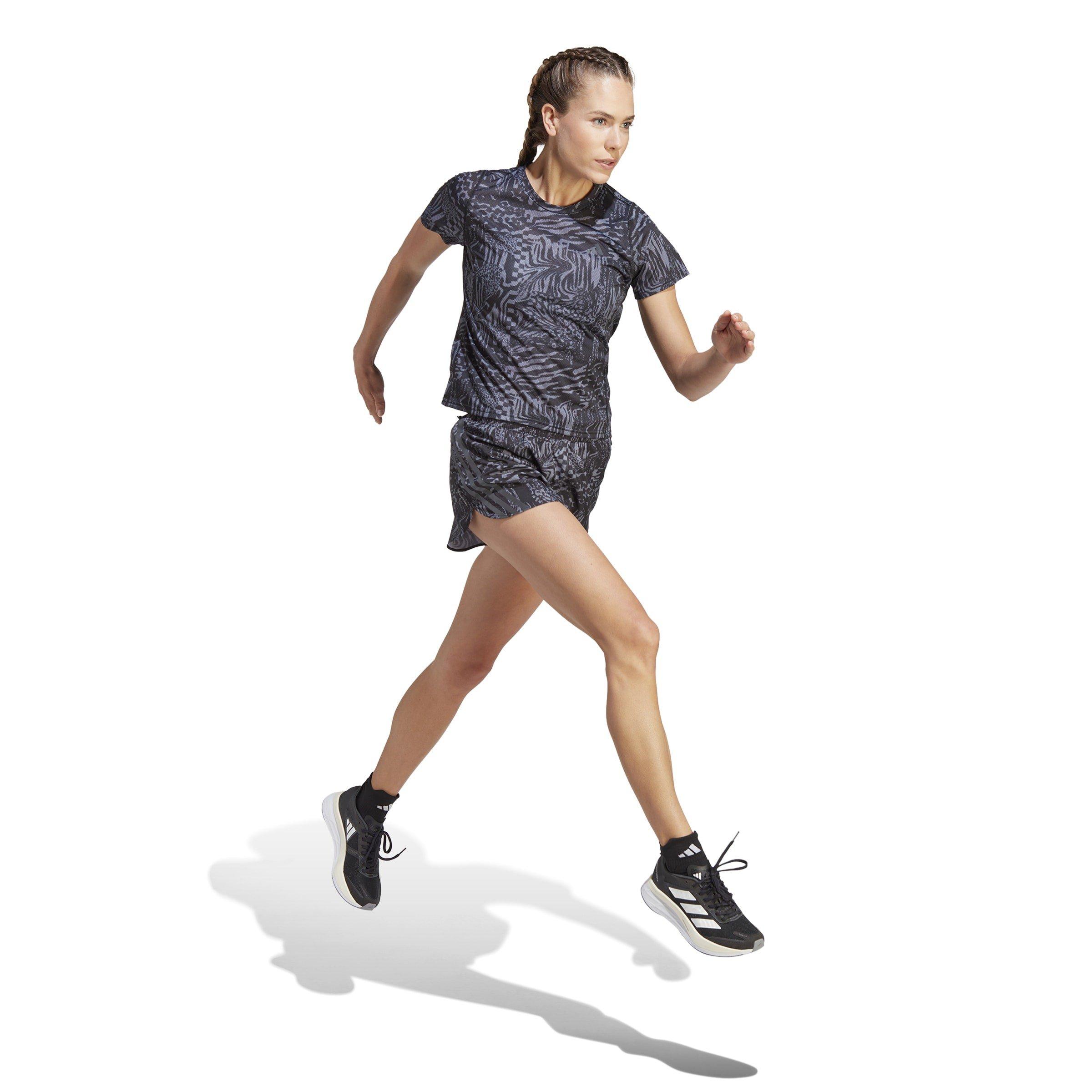 Preto - adidas - All Over Print Regular Fit T-Shirt - 4