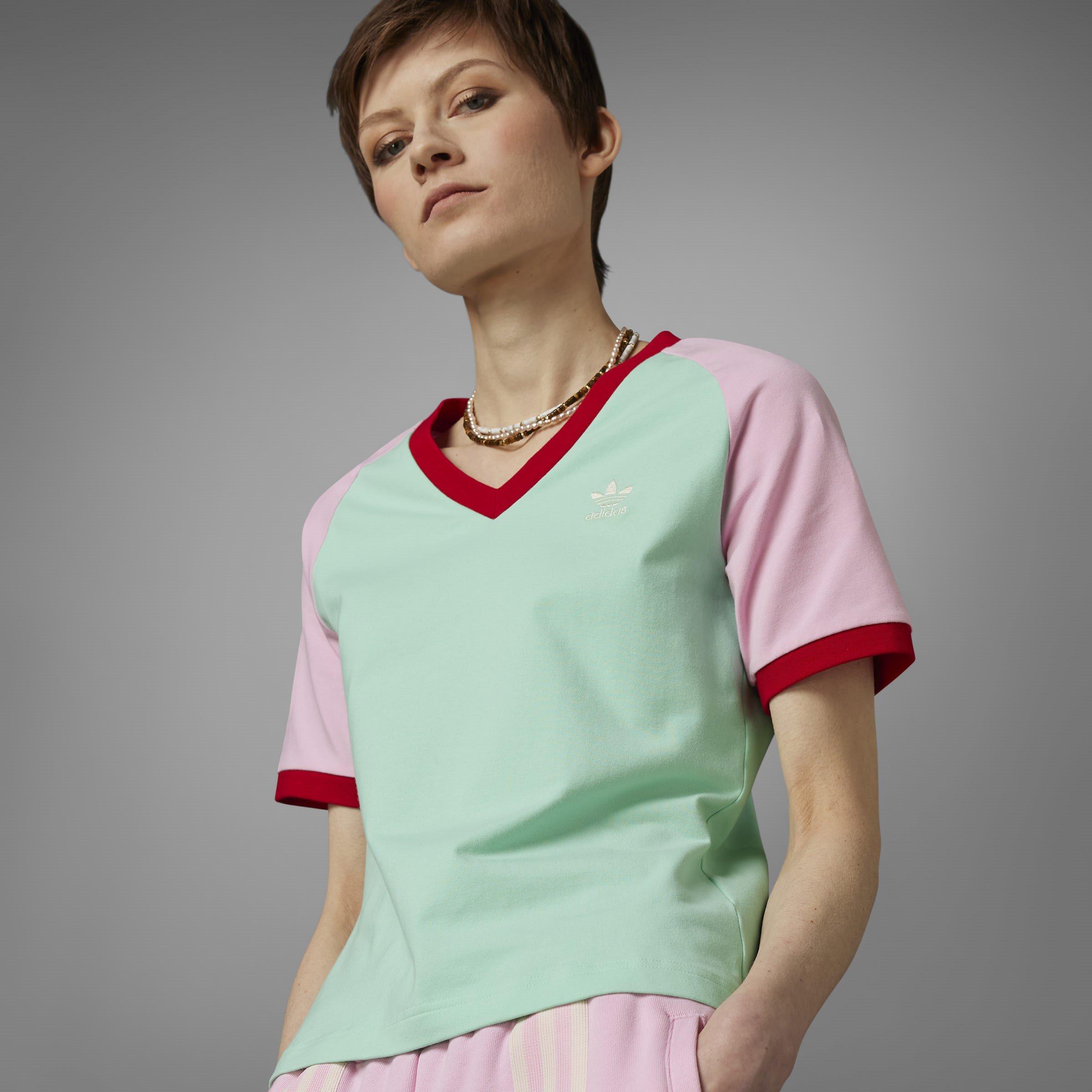 Easgrn - adidas Originals - Regular Fit V-Neck T-Shirt - 13