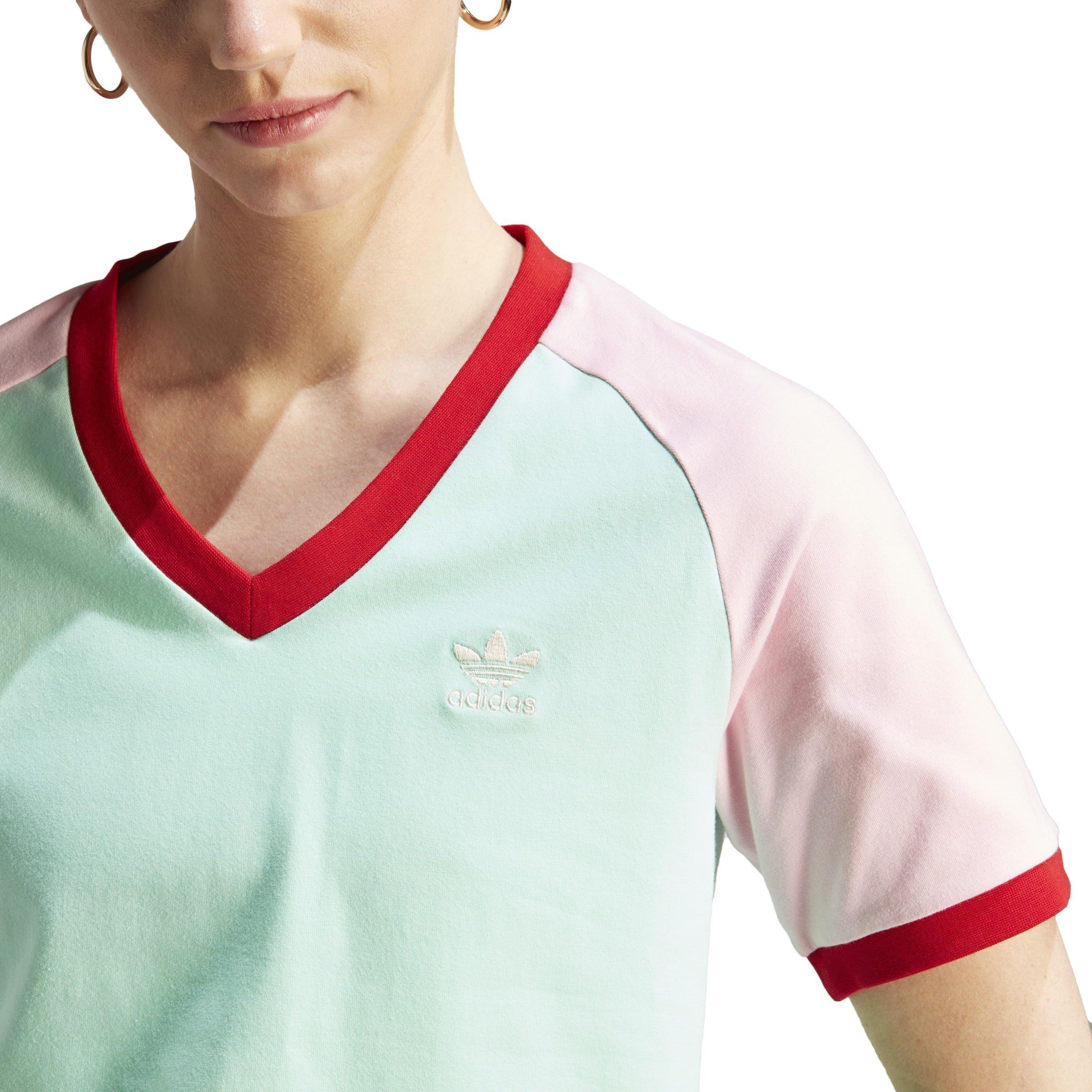 Easgrn - adidas Originals - Regular Fit V-Neck T-Shirt - 5