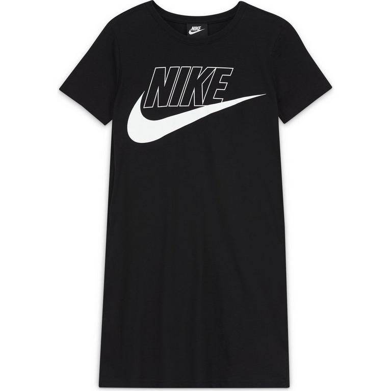 Schwarz/Weiß - Nike - T-Shirt Dress Junior Girls - 3