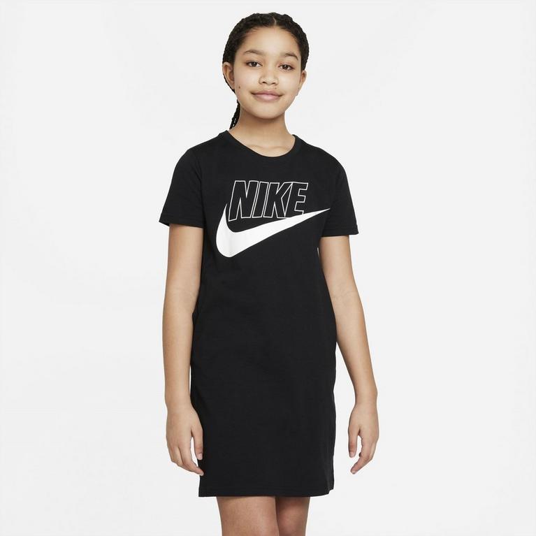 Schwarz/Weiß - Nike - T-Shirt Dress Junior Girls - 5