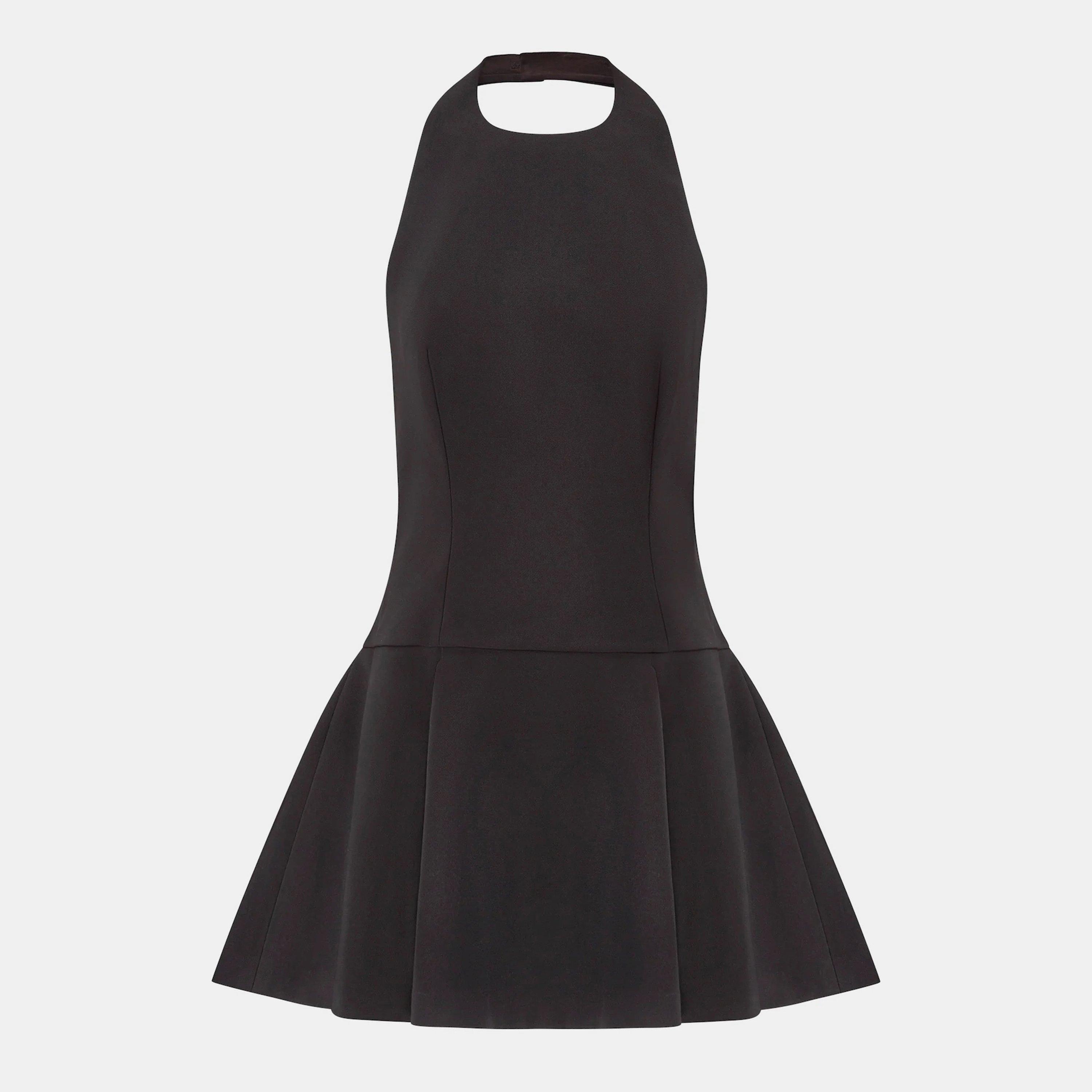 Odd Muse The Ultimate Muse Dropped Hem Mini Dress - Black - L
