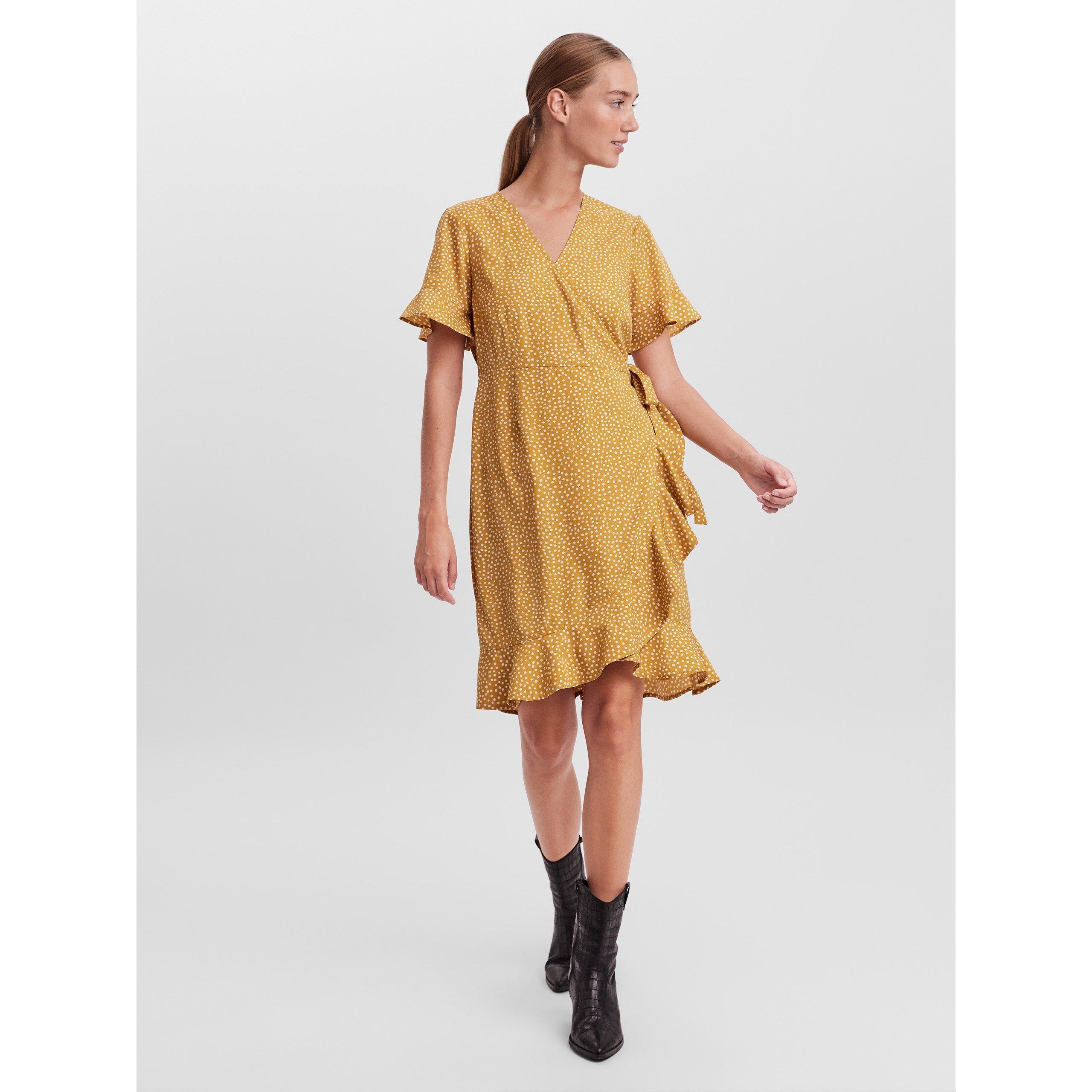 Vero Moda Women's Henna Dress - Harvest Gold - 10 (S)