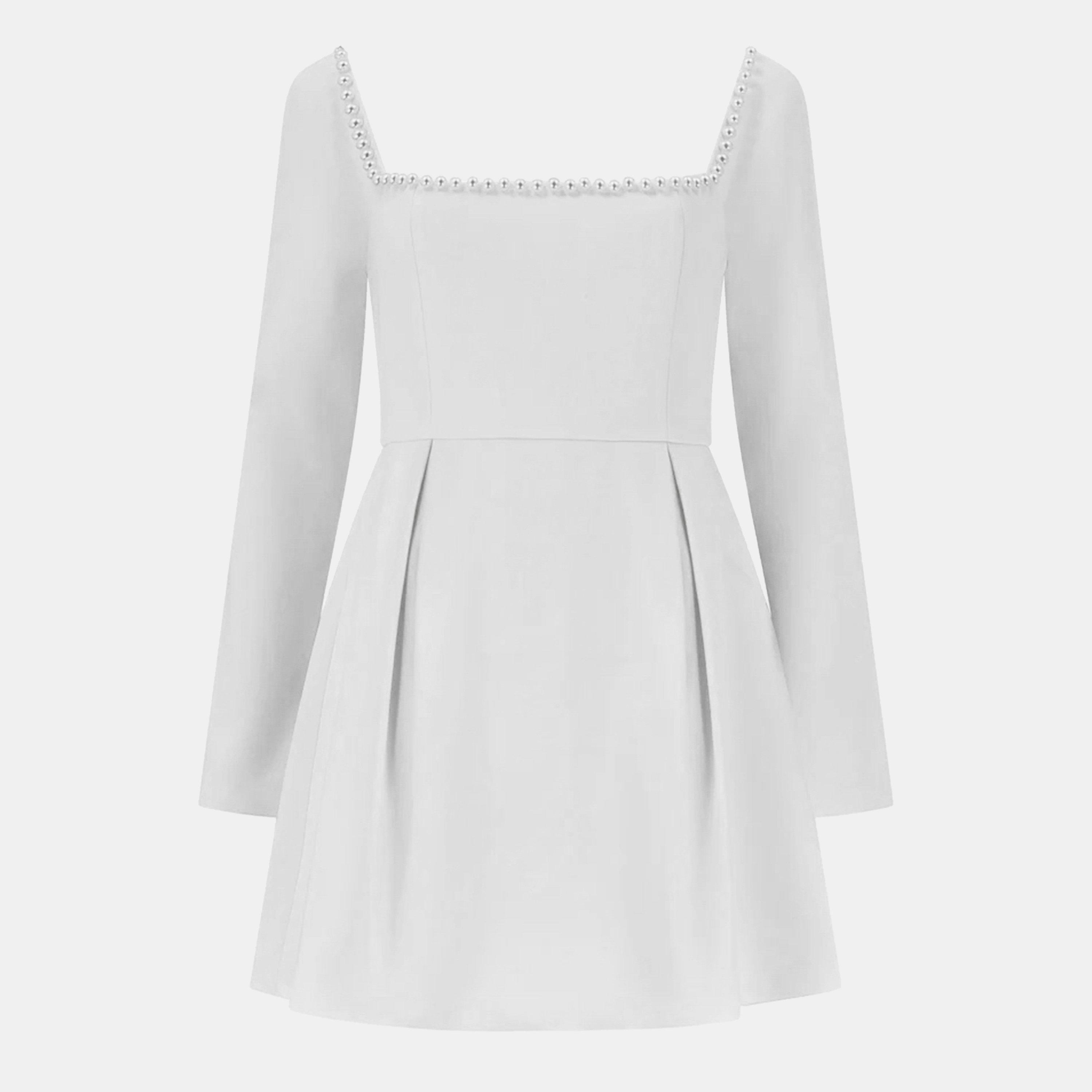 White - Odd Muse - Tall The Ultimate Muse Pearl Dress - 1