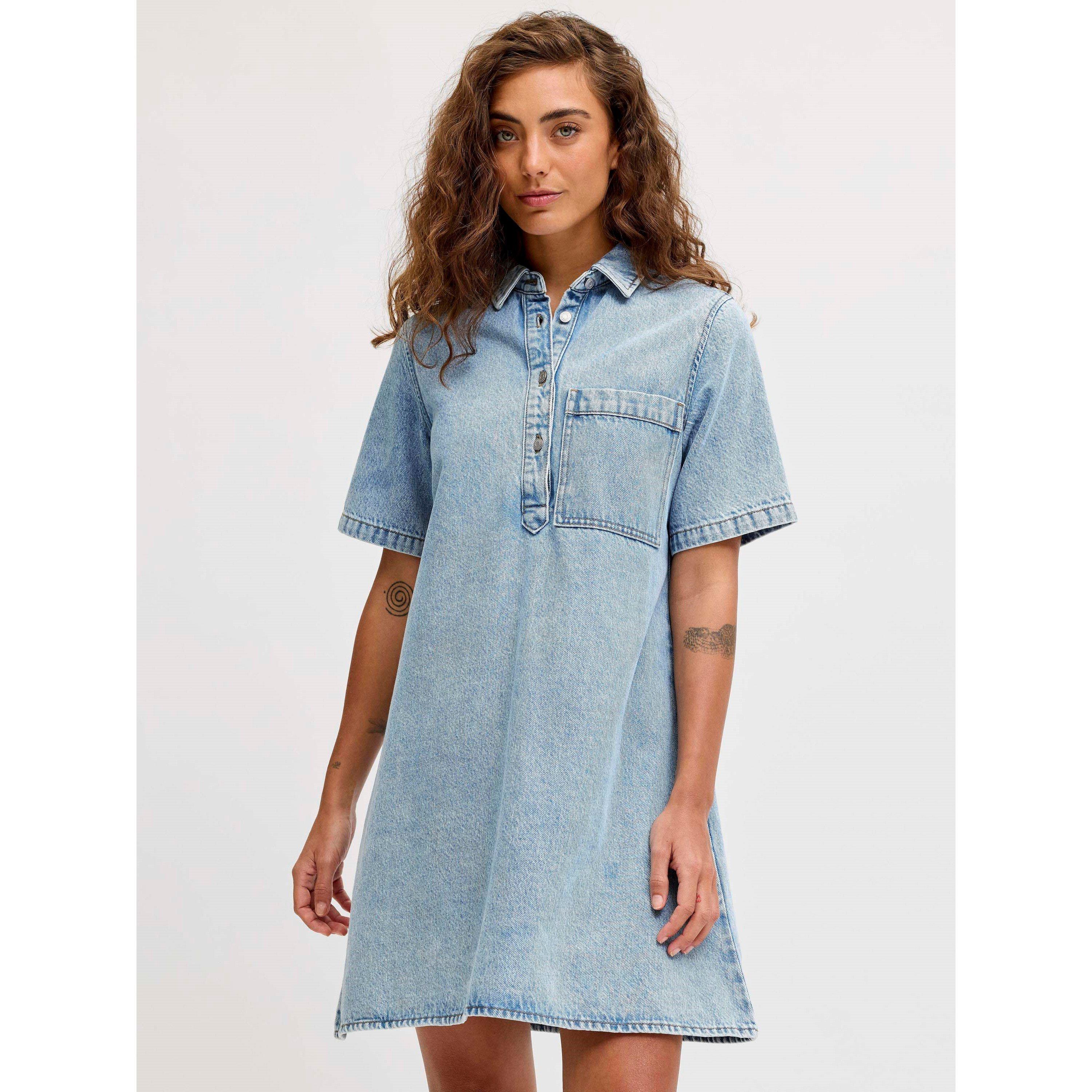 Lt Blue Denim - JJXX - JJXX Sht Denim Dress Ld62 - 3
