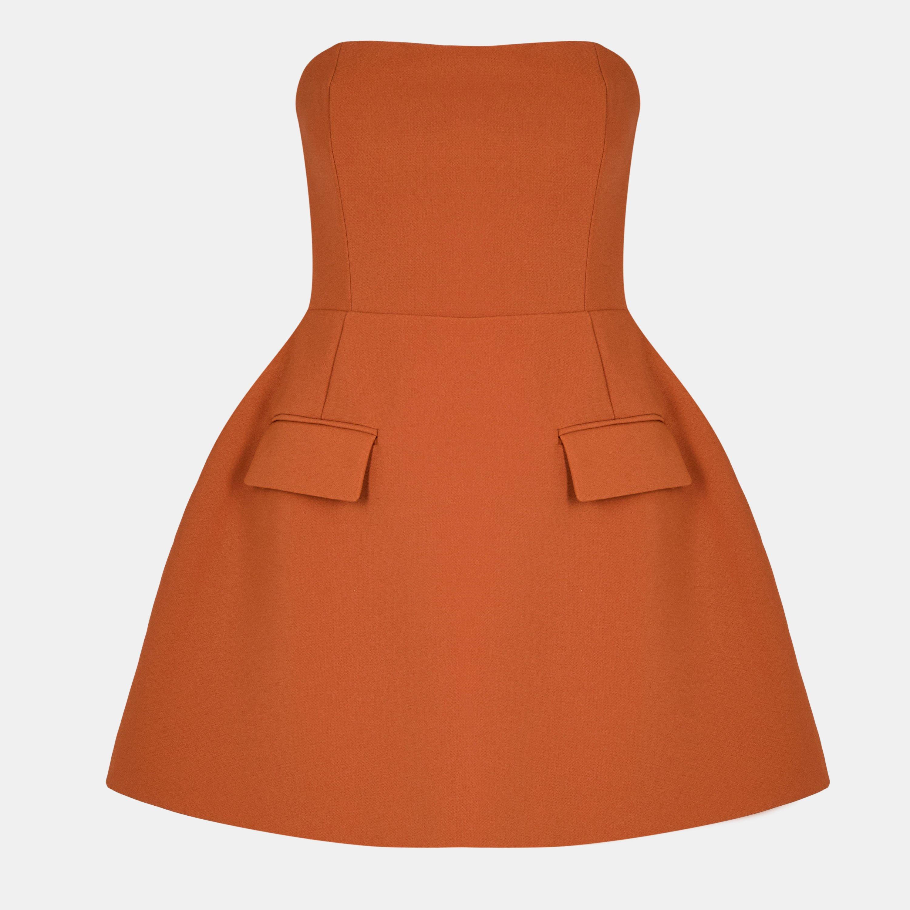 Rust - Odd Muse - The Ultimate Muse Strapless Dress - 1