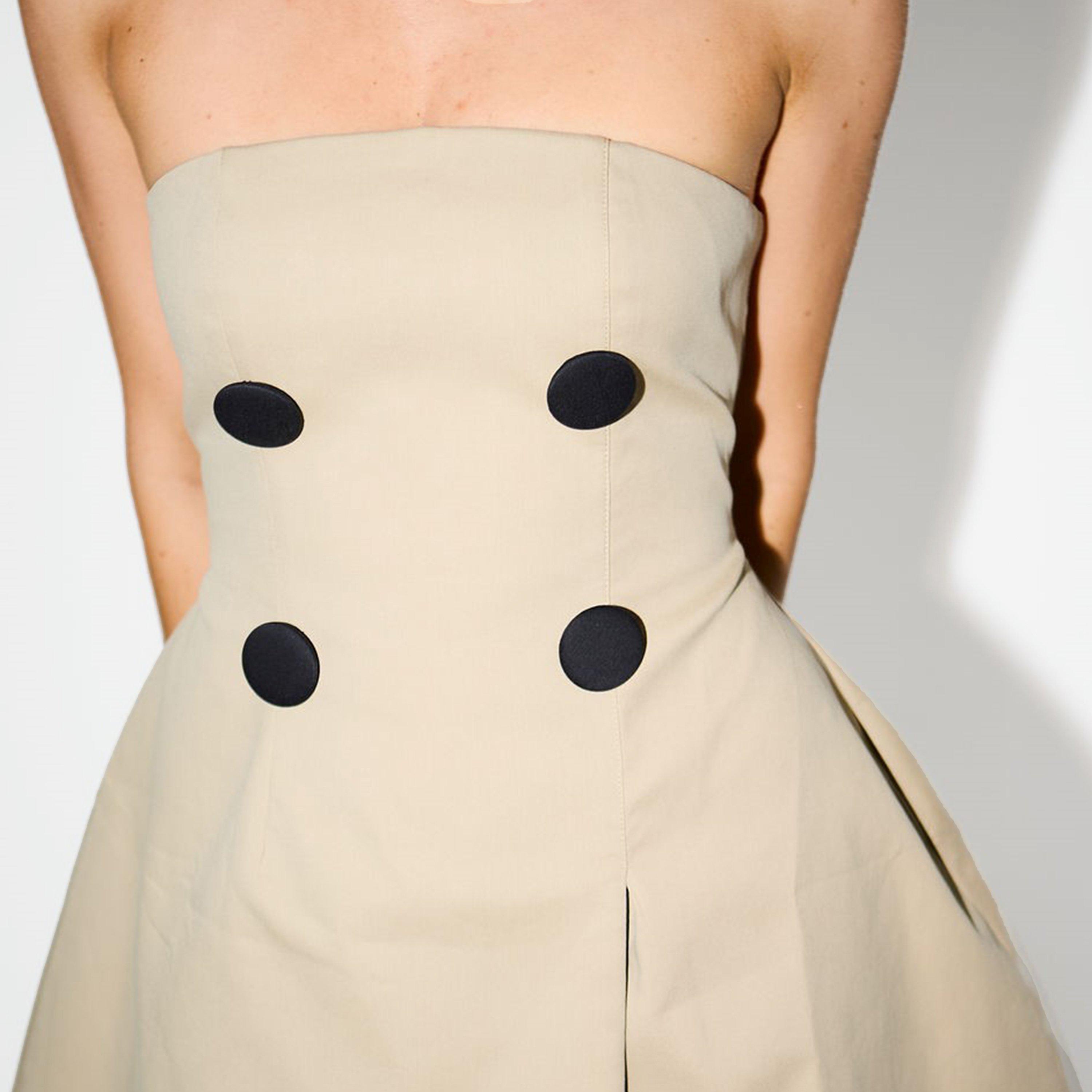 Beige - Odd Muse - The Ultimate Muse Trench Mini Dress - 5