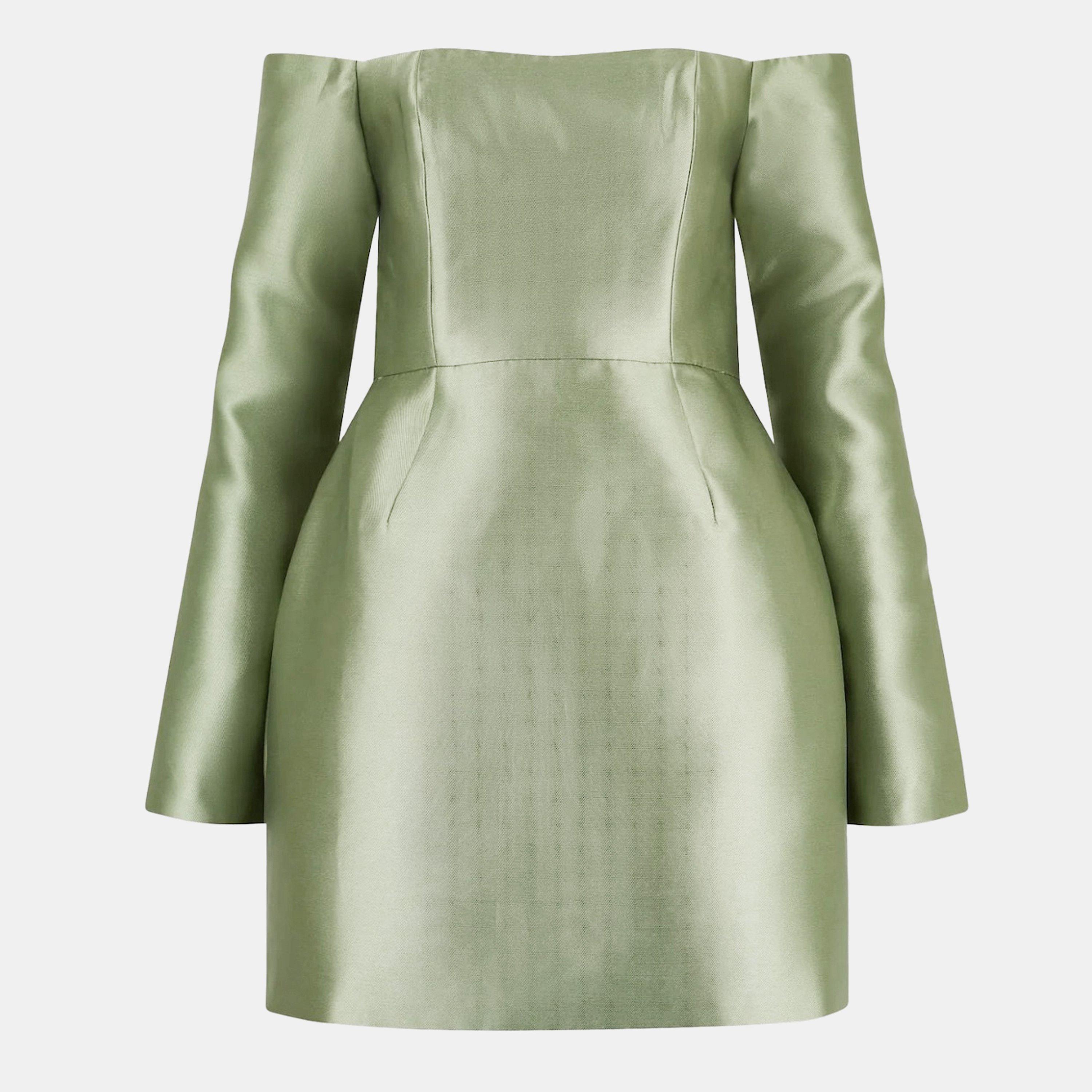 Odd Muse Ultimate Muse Tulip Skirt Mini Dress - Green - XXS