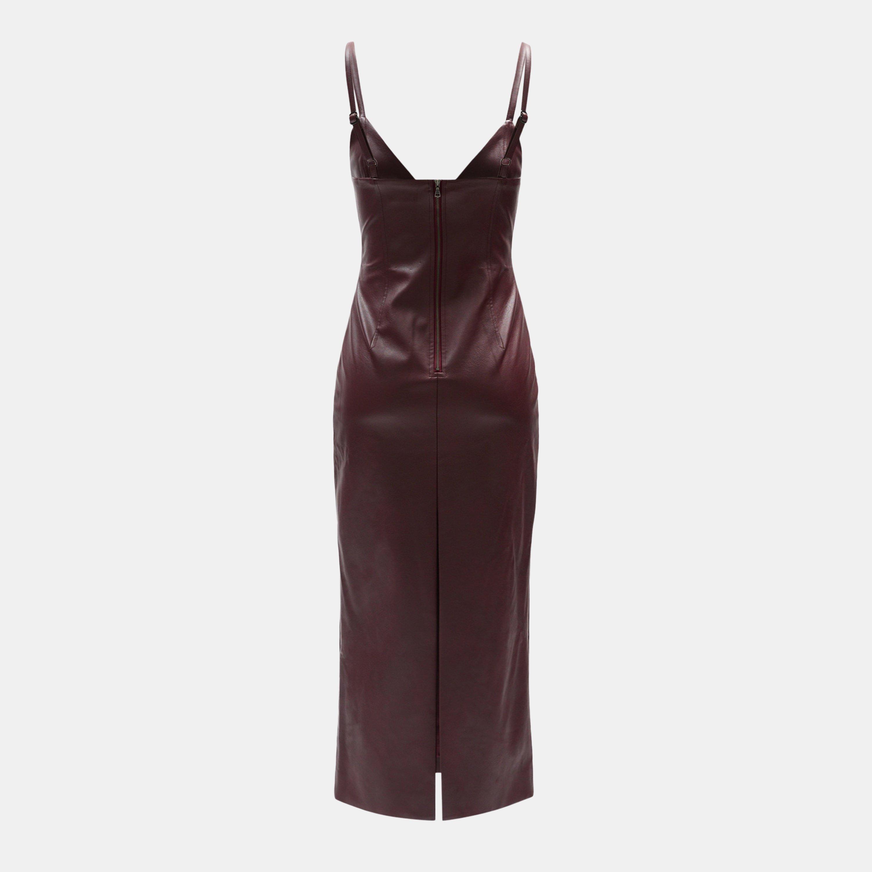 Burgundy - Bardot - Women's Estine Bodycon Dress - 2