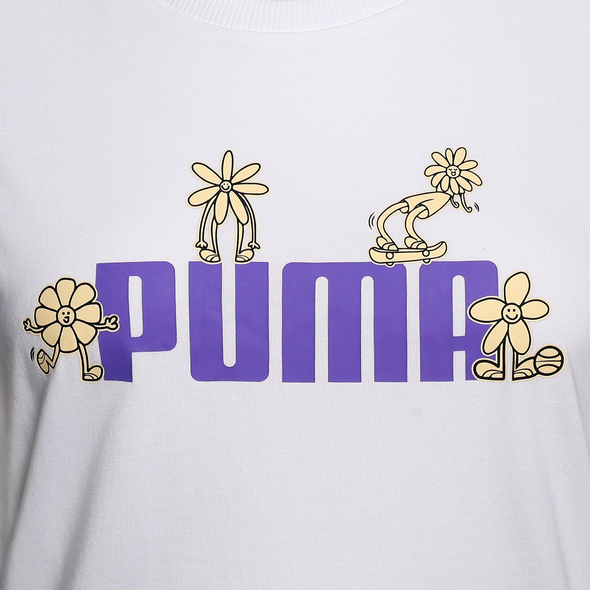 Puma White - Puma - Women's Graphic T-Shirt - 2