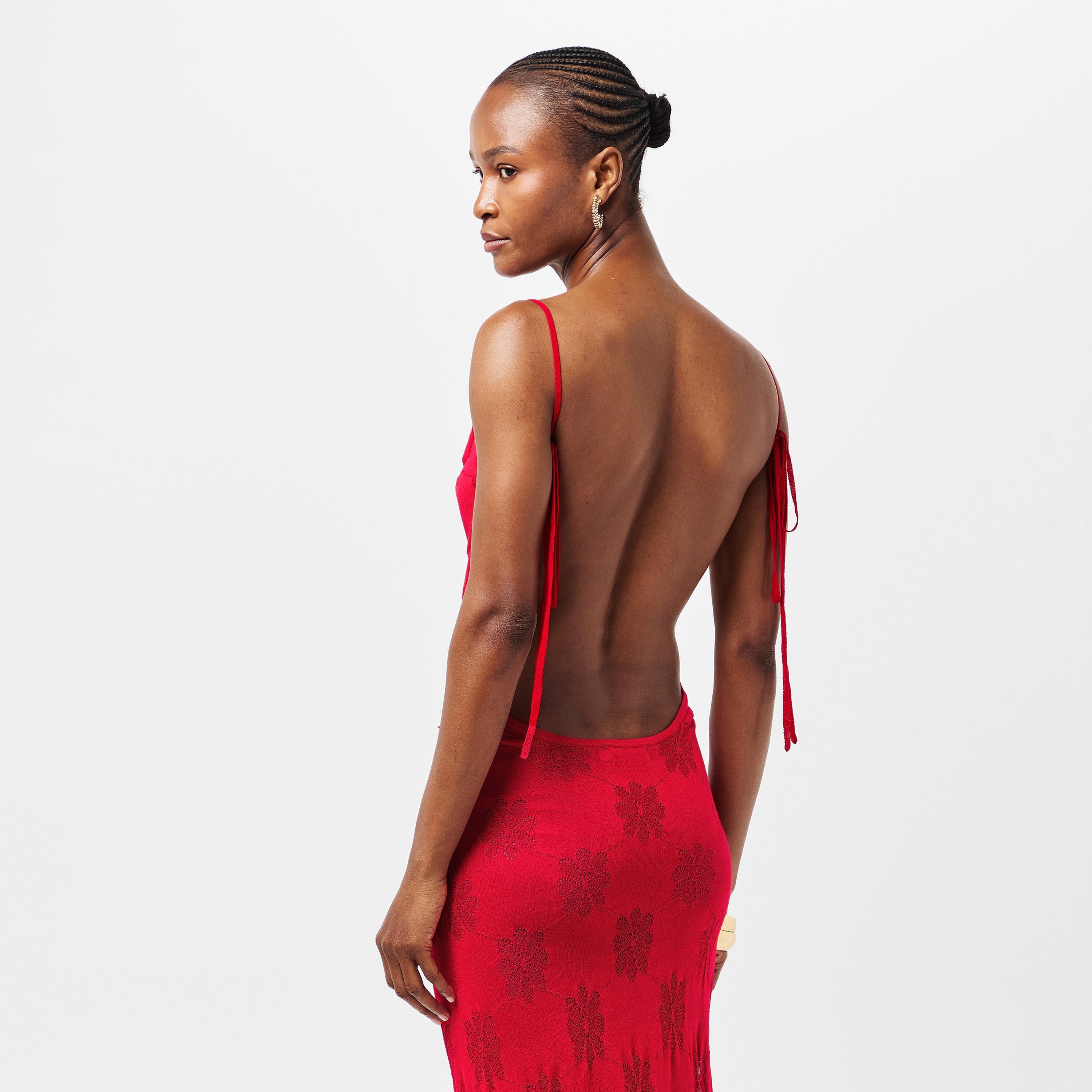 strapless open back dress Asta Resort Klara Dress main image 0