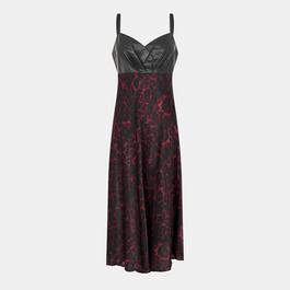 DKNY Women's Mix A Line Dress