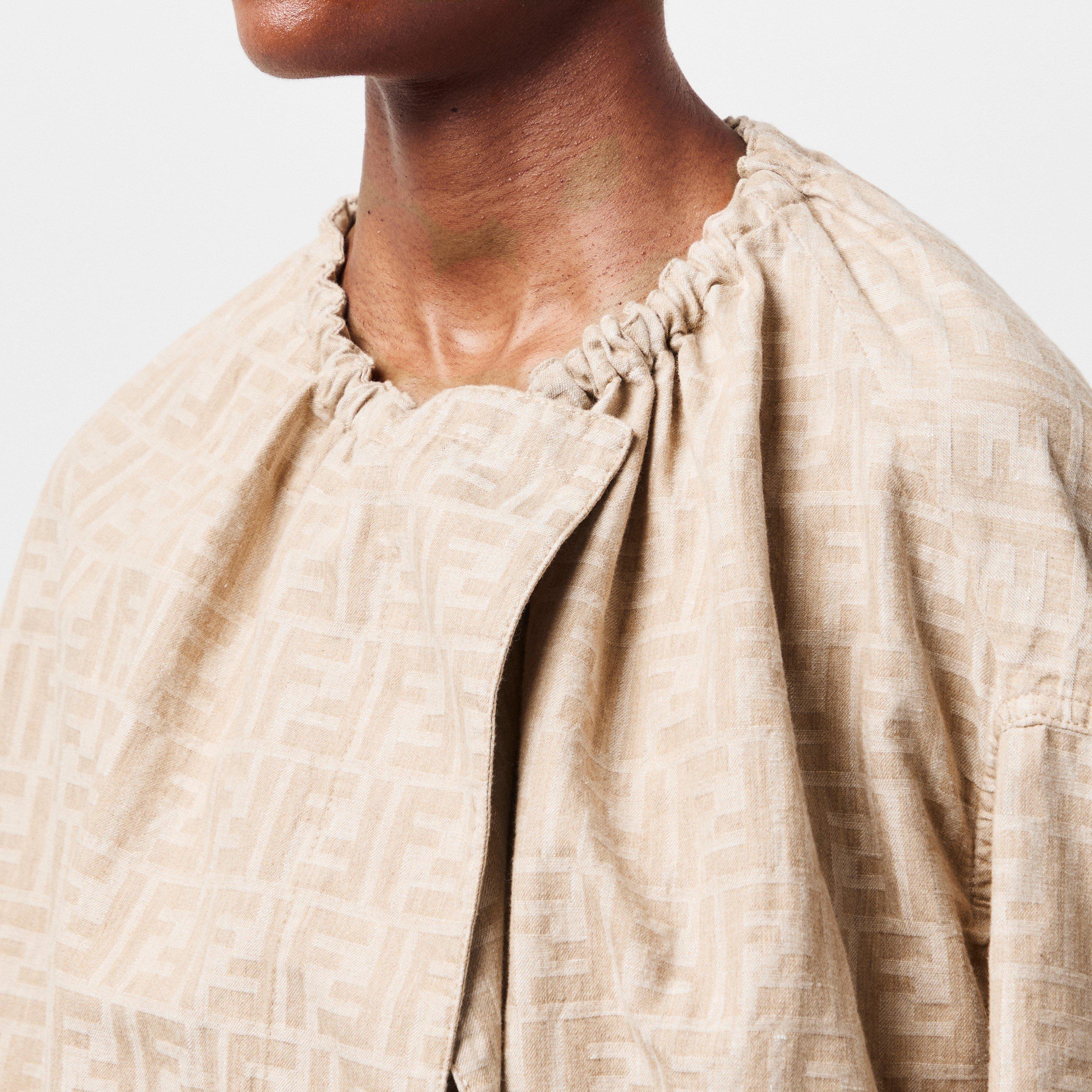 Raffia - Fendi - Women's Short-Sleeve Patterned Shirt - 5