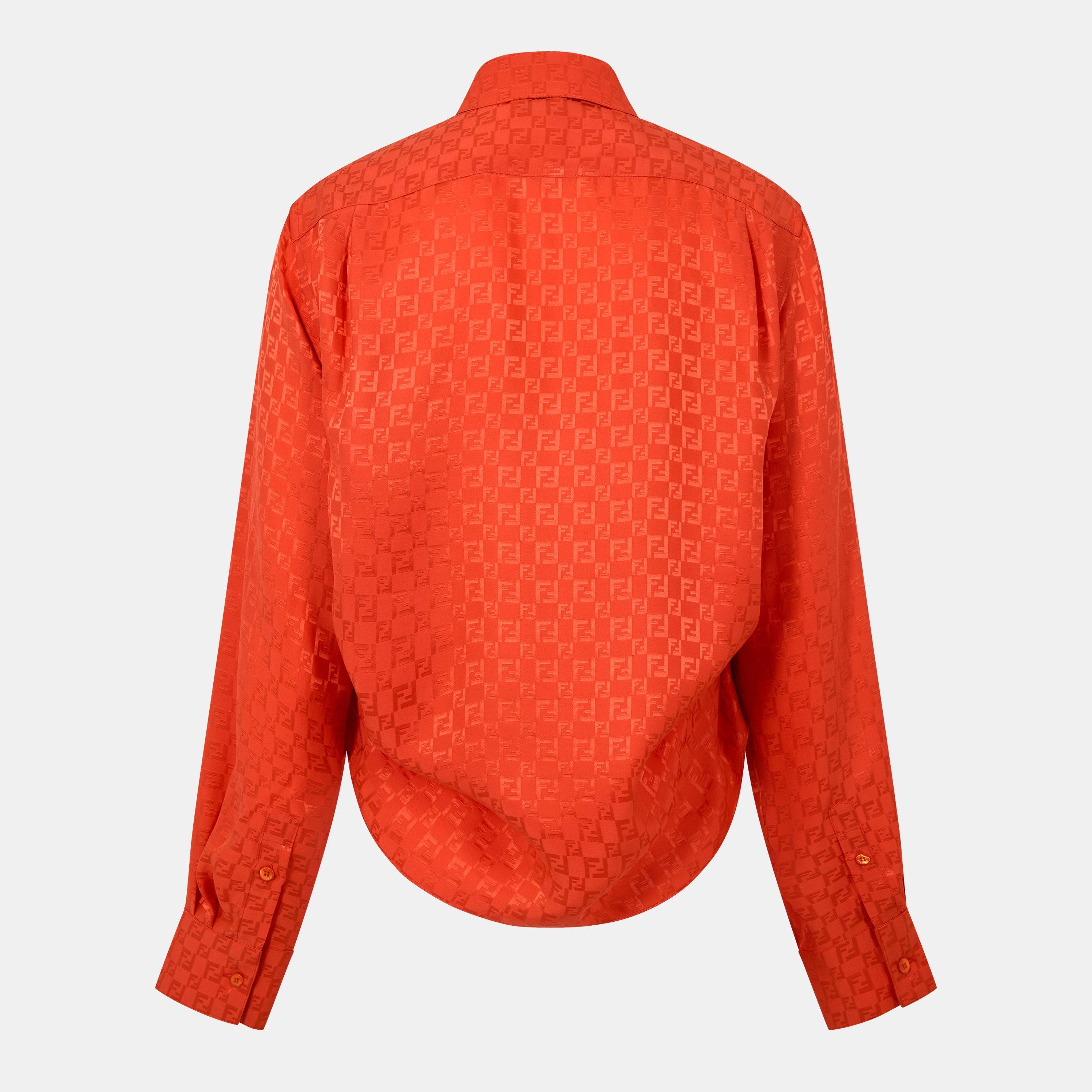 Bitter - Fendi - Women's Short Sleeve Patterned Shirt - 2