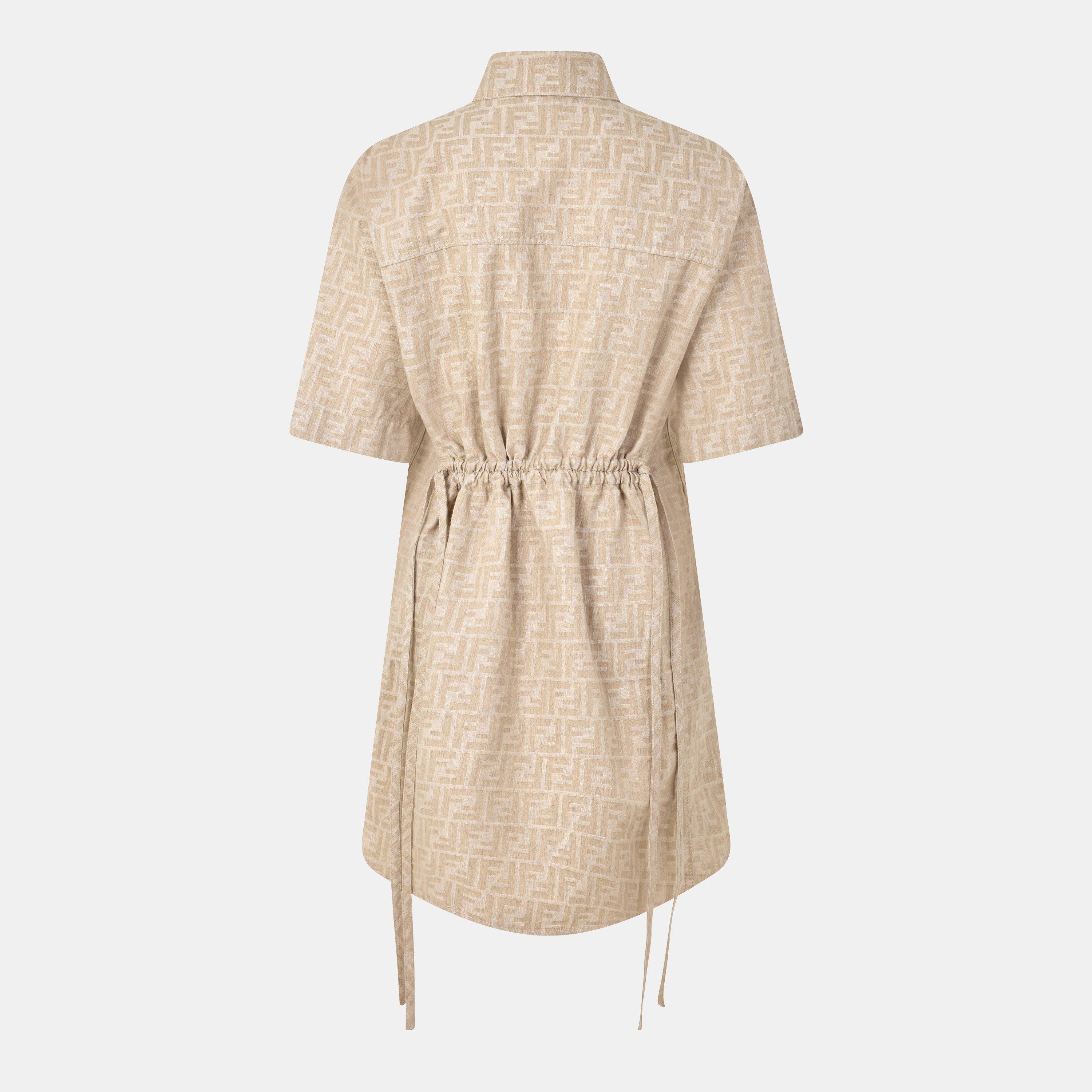 Raffia - Fendi - Women's Lightweight Mini Dress - 2