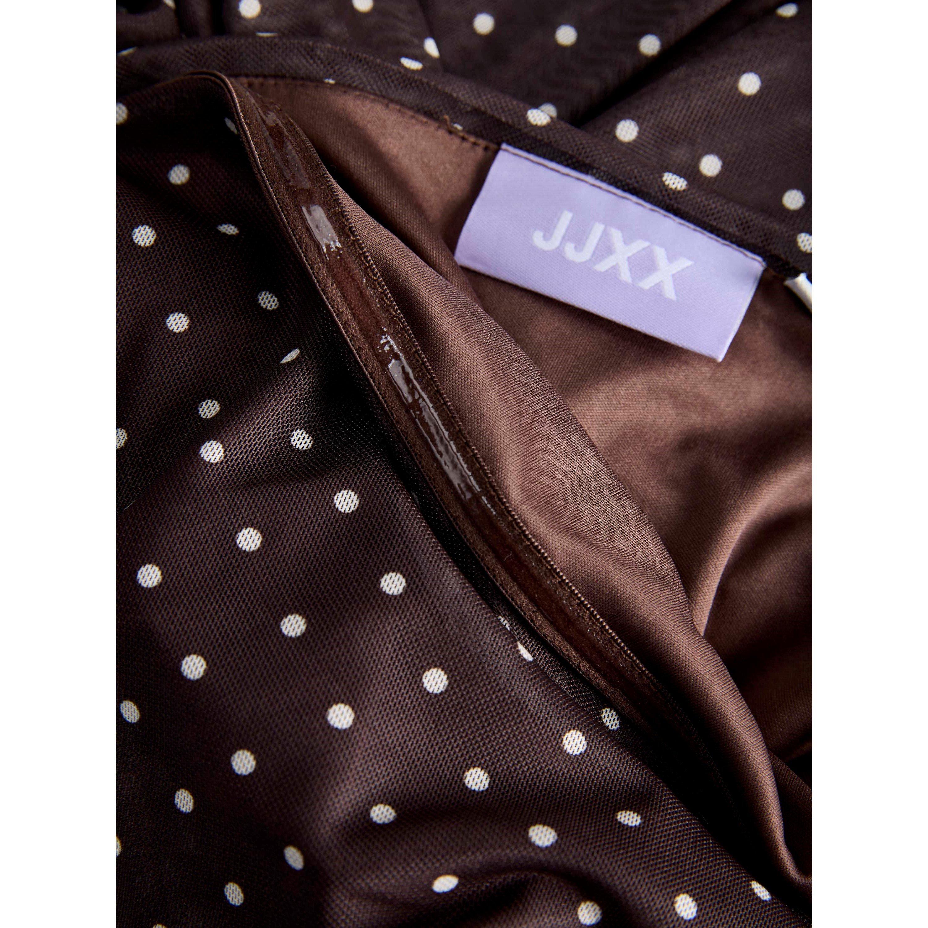 Seal Brown Dot - JJXX - JJXX Mesh Scarf Dres Ld62 - 6