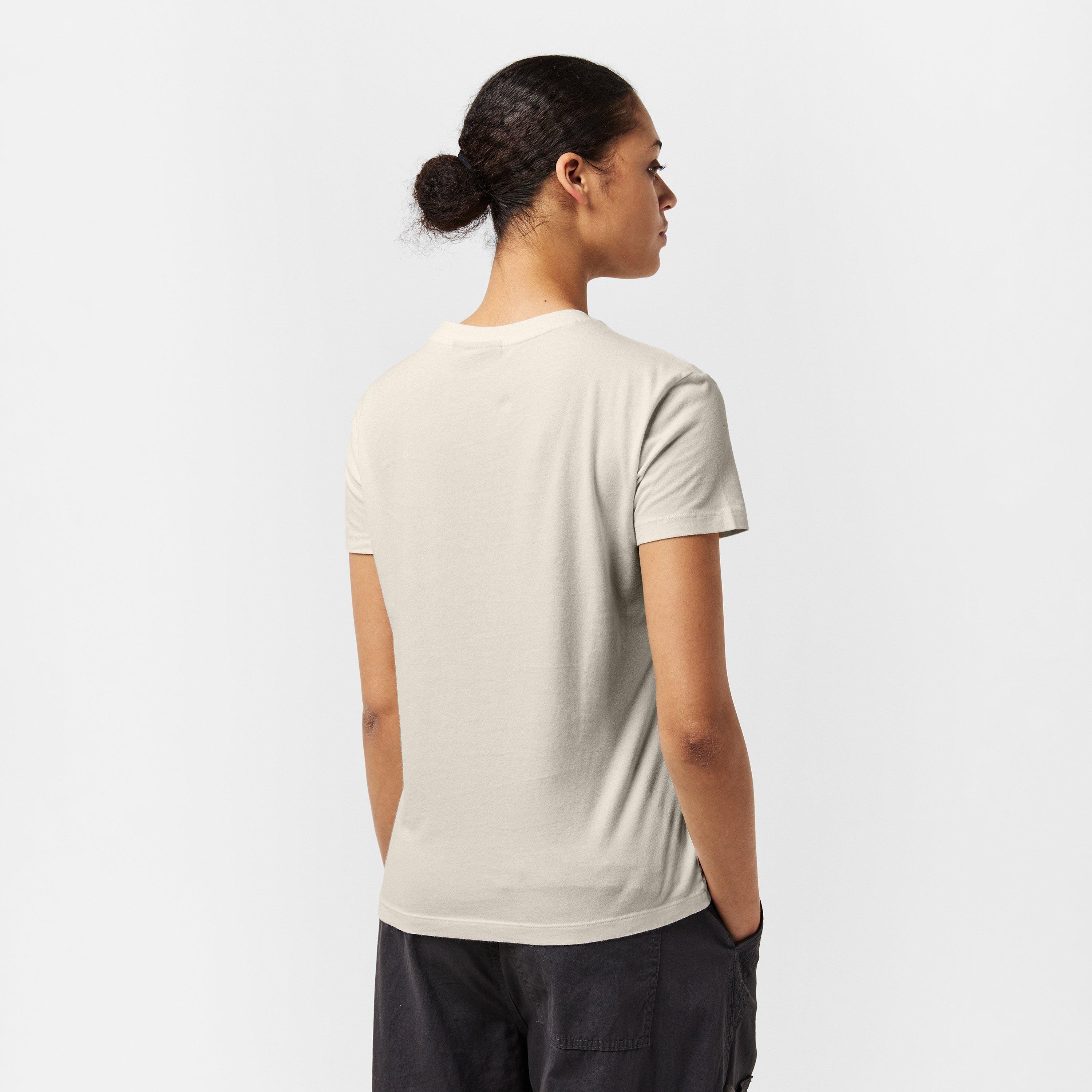 White Heron - Napapijri - Box Logo Short Sleeve T-shirt Womens - 4
