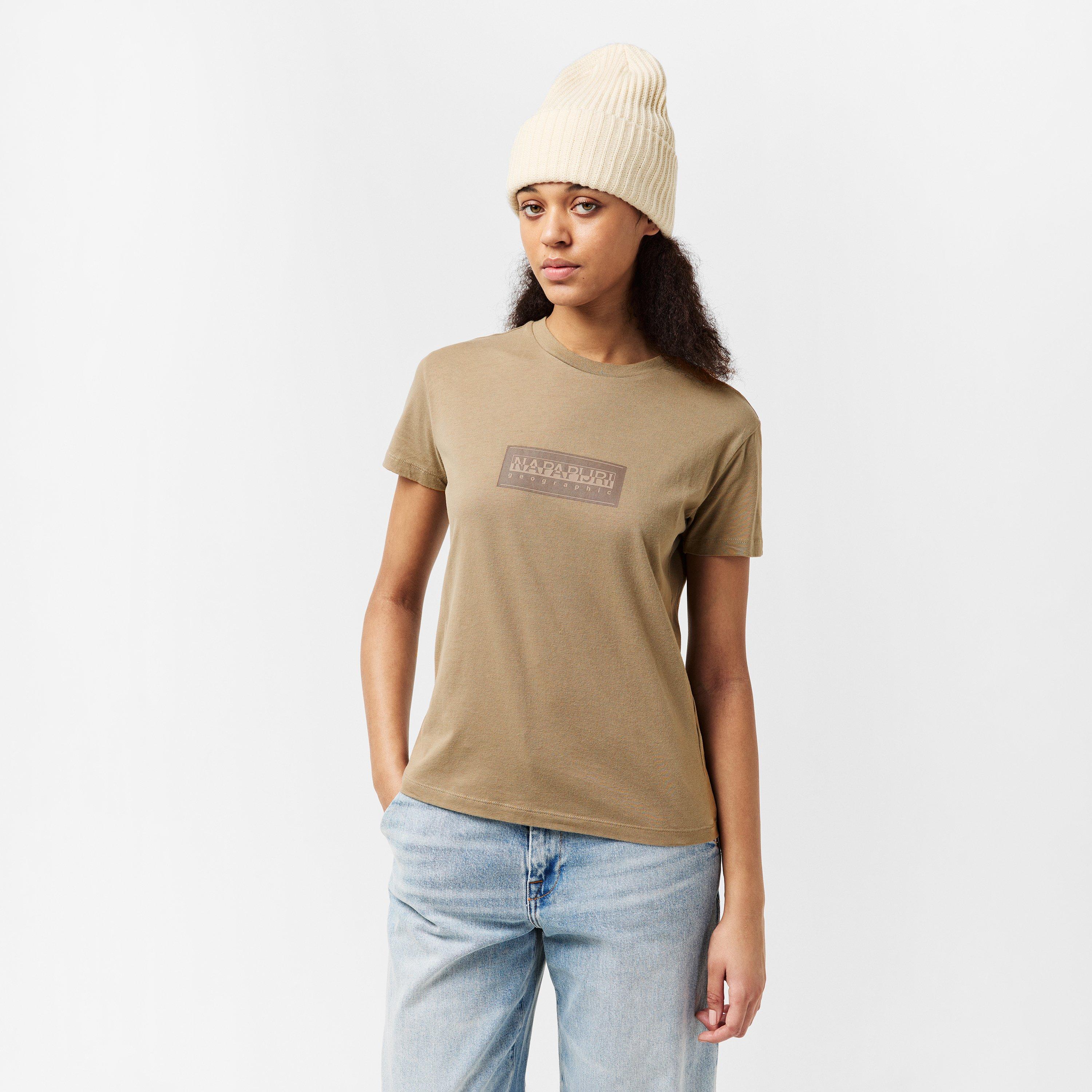 Fallen Rock - Napapijri - Box Logo Short Sleeve T-shirt Womens - 3