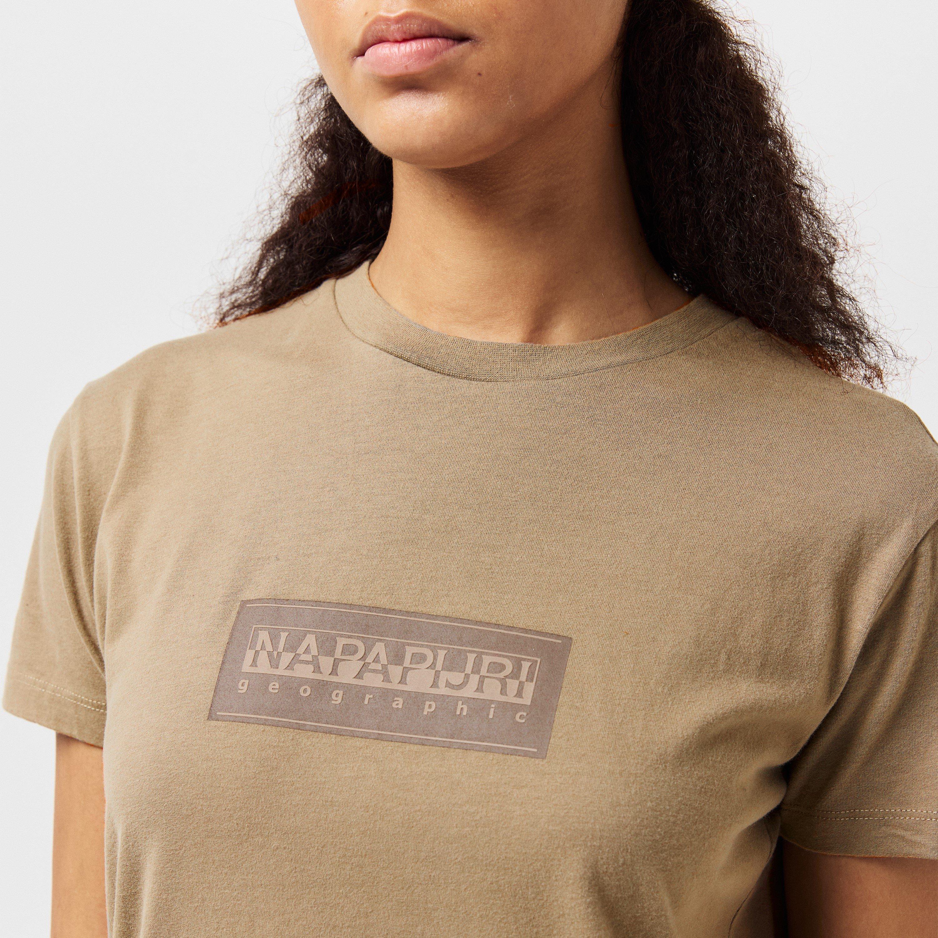 Fallen Rock - Napapijri - Box Logo Short Sleeve T-shirt Womens - 5
