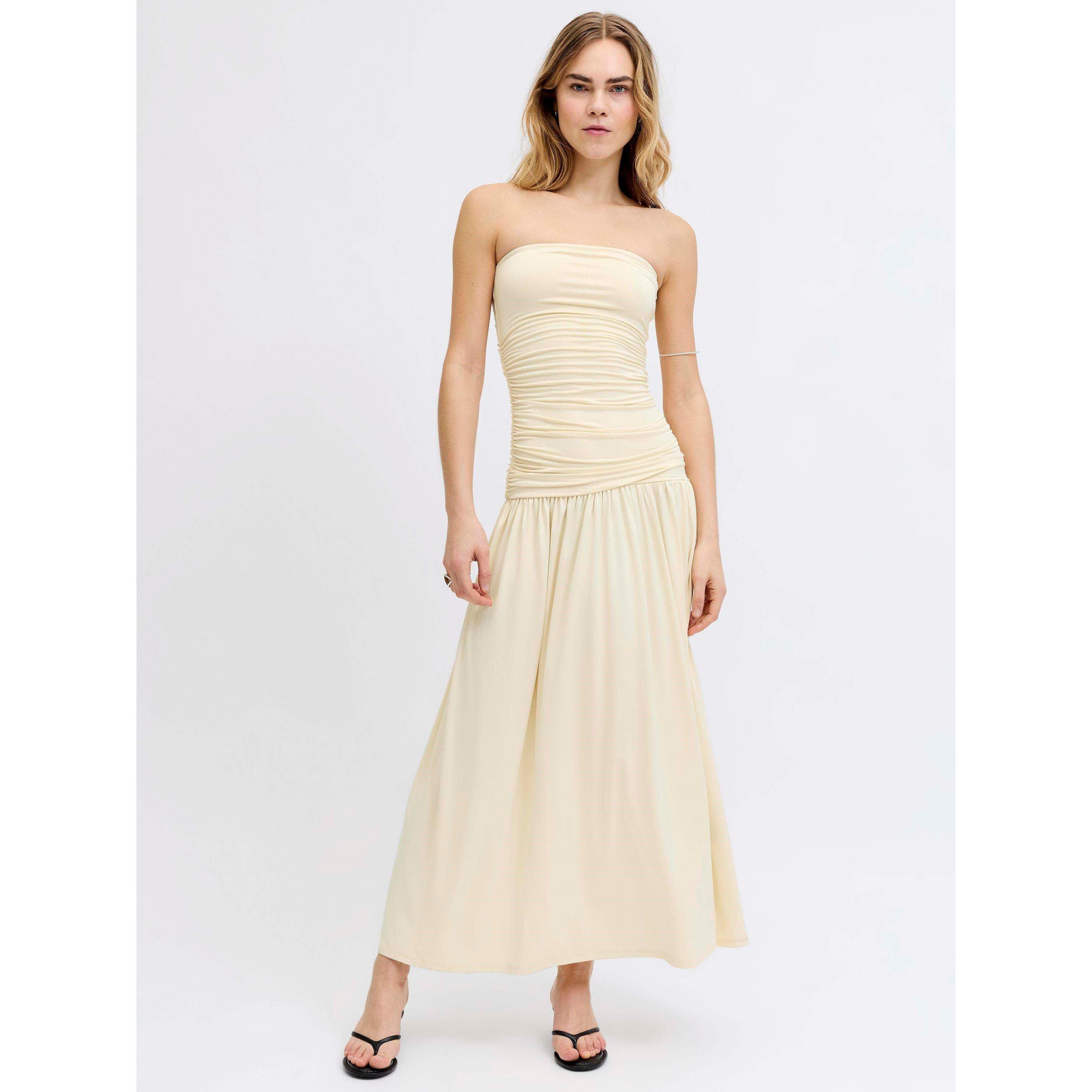 Alabaster Gleam - JJXX - Women's Bandeau Slip Dress - 3