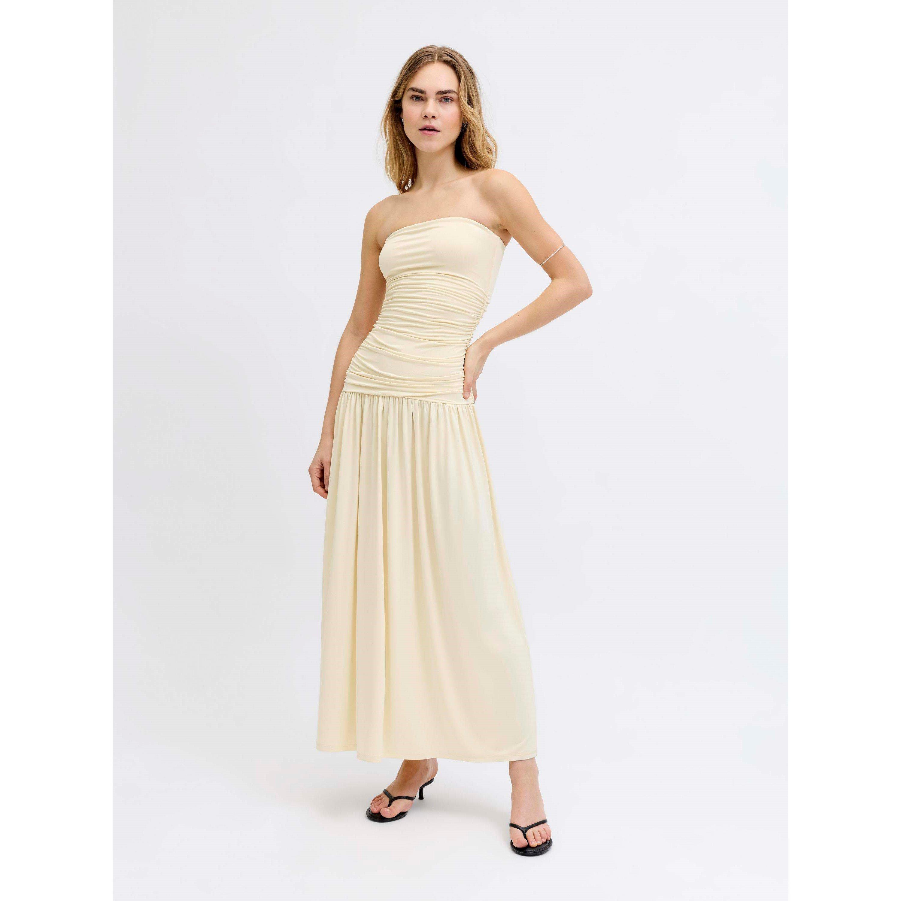 Alabaster Gleam - JJXX - Women's Bandeau Slip Dress - 8