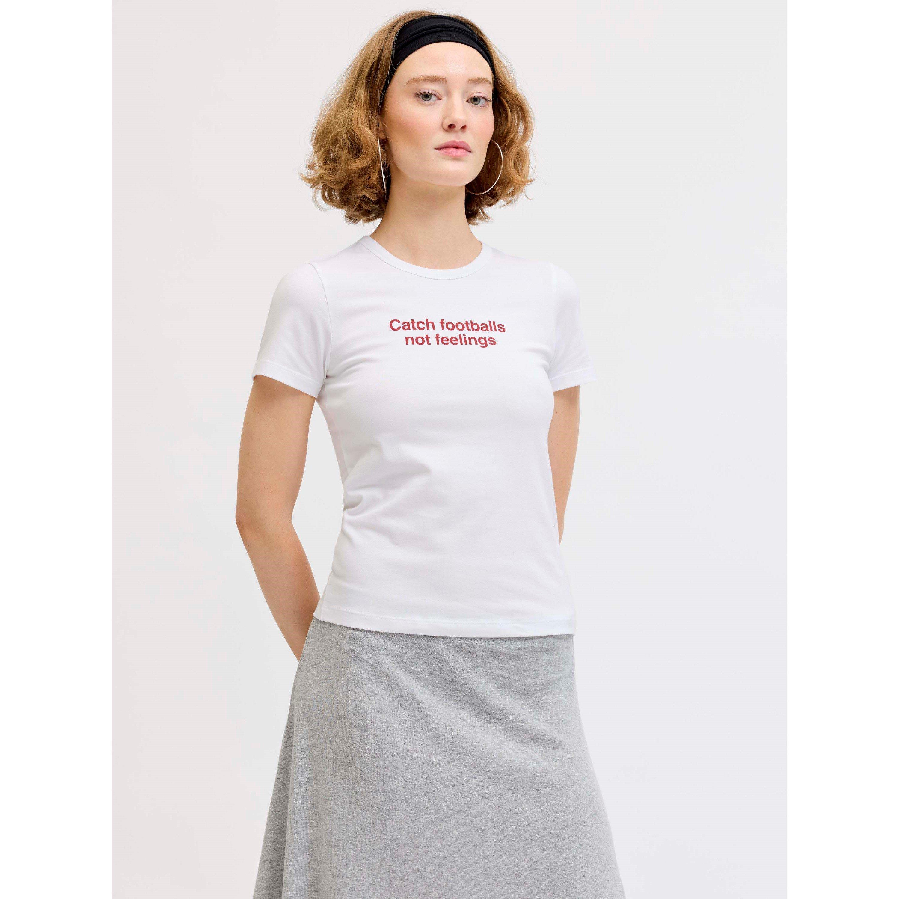 Bright White - JJXX - Women's Print T-Shirt - 3