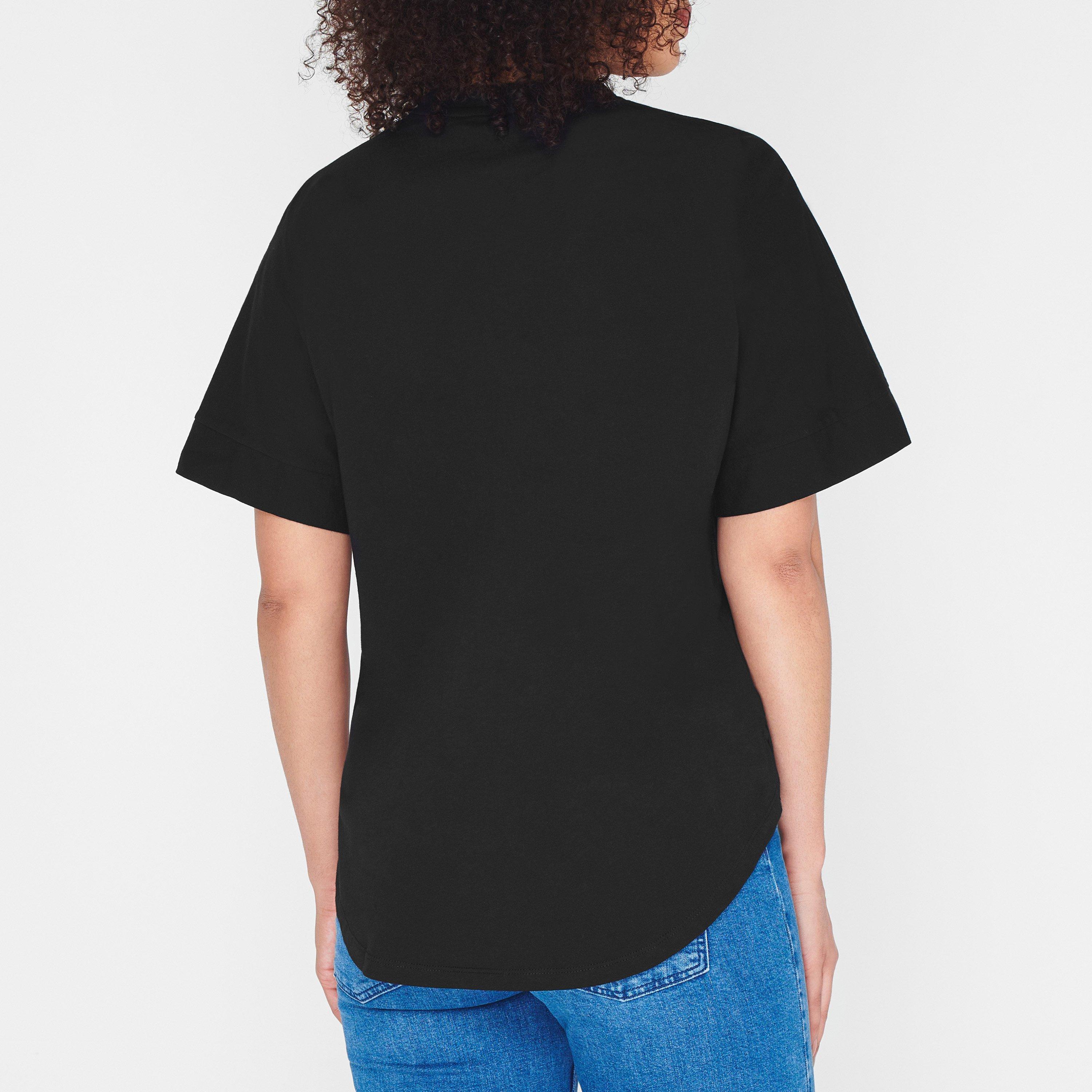 Black - Ted Baker - Erisana Crew Neck T Shirt - 3