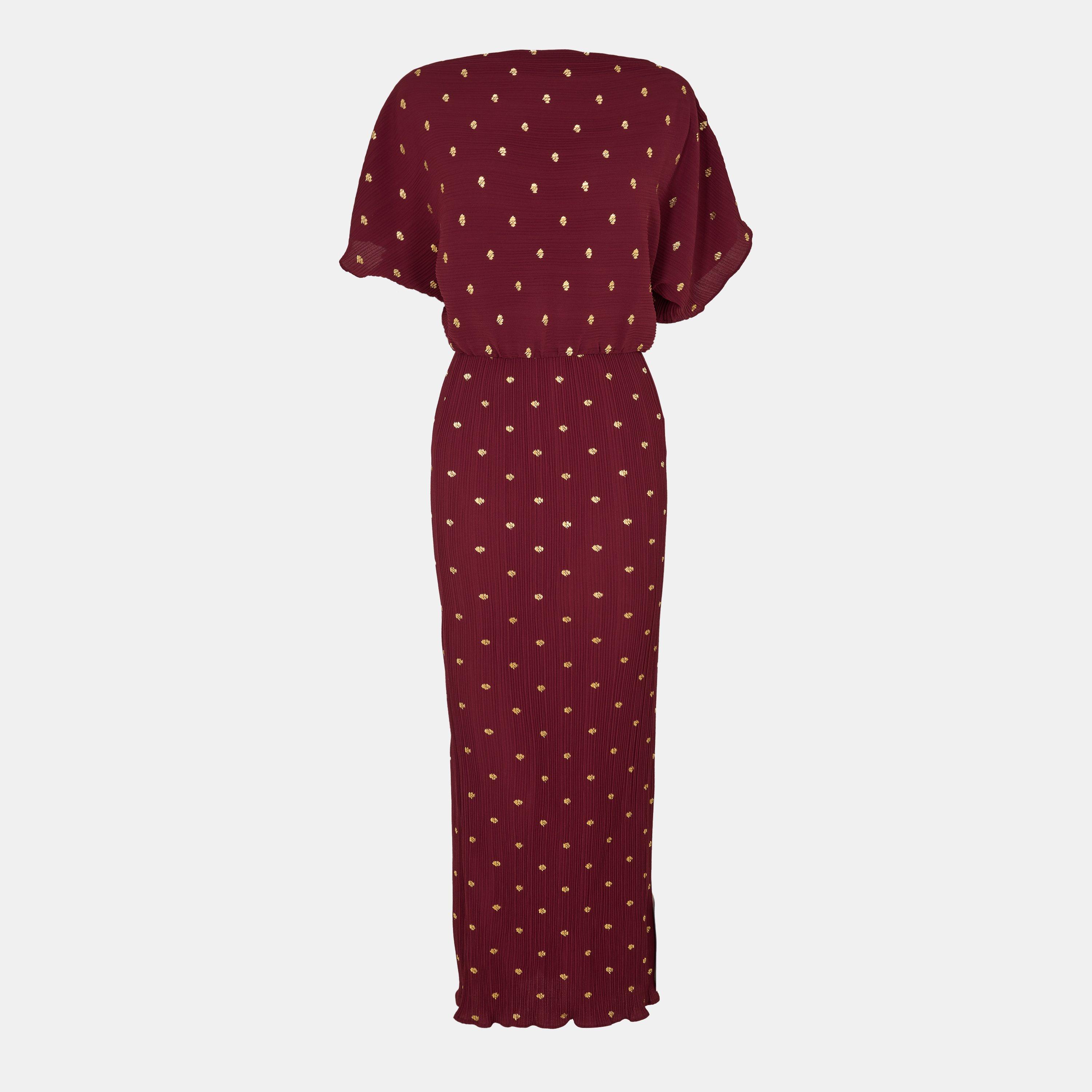 Never Fully Dressed Women's Tilly Long Maxi Dress - Burgundy - 10 (S)