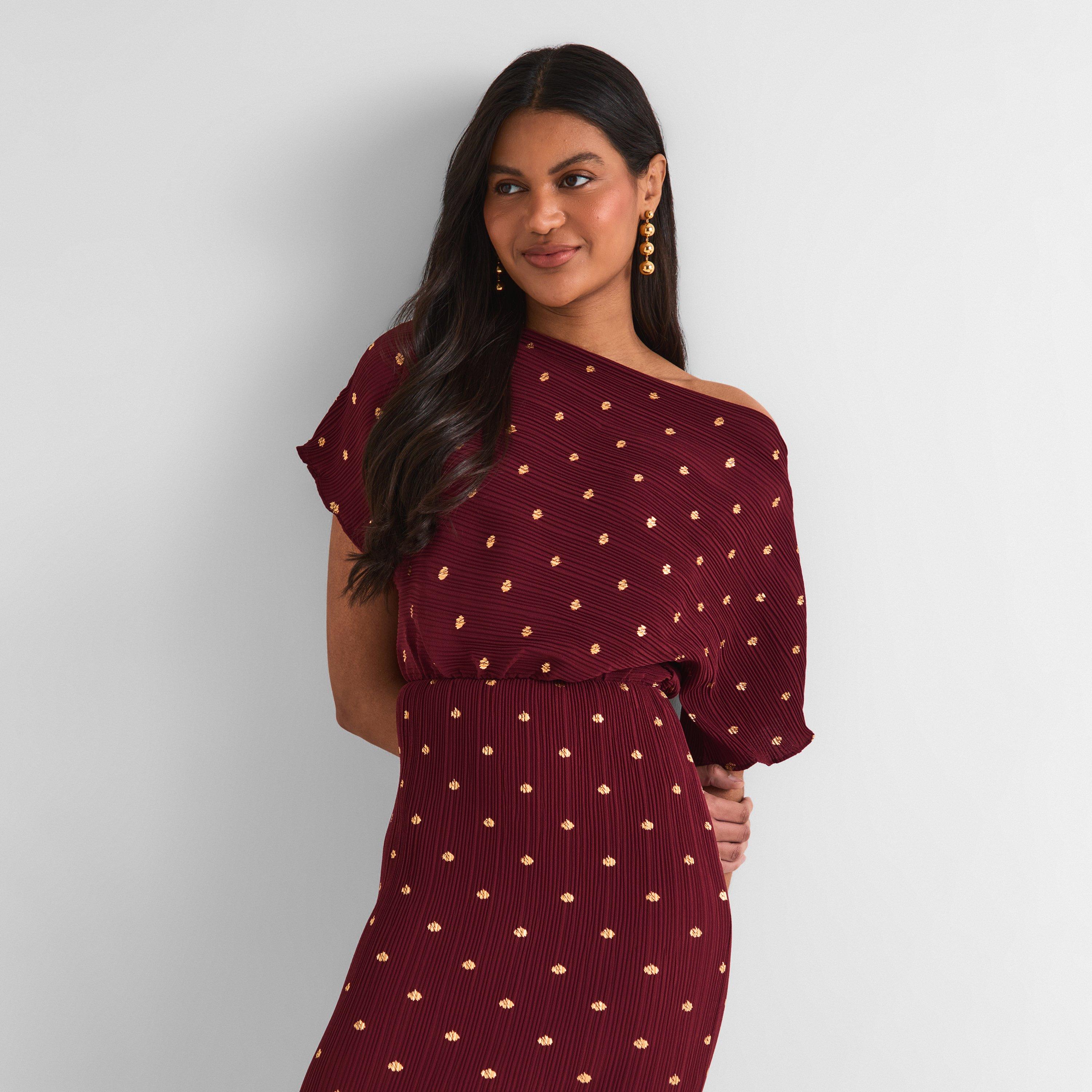 Burgundy - Never Fully Dressed - Women's Tilly Long Maxi Dress - 3