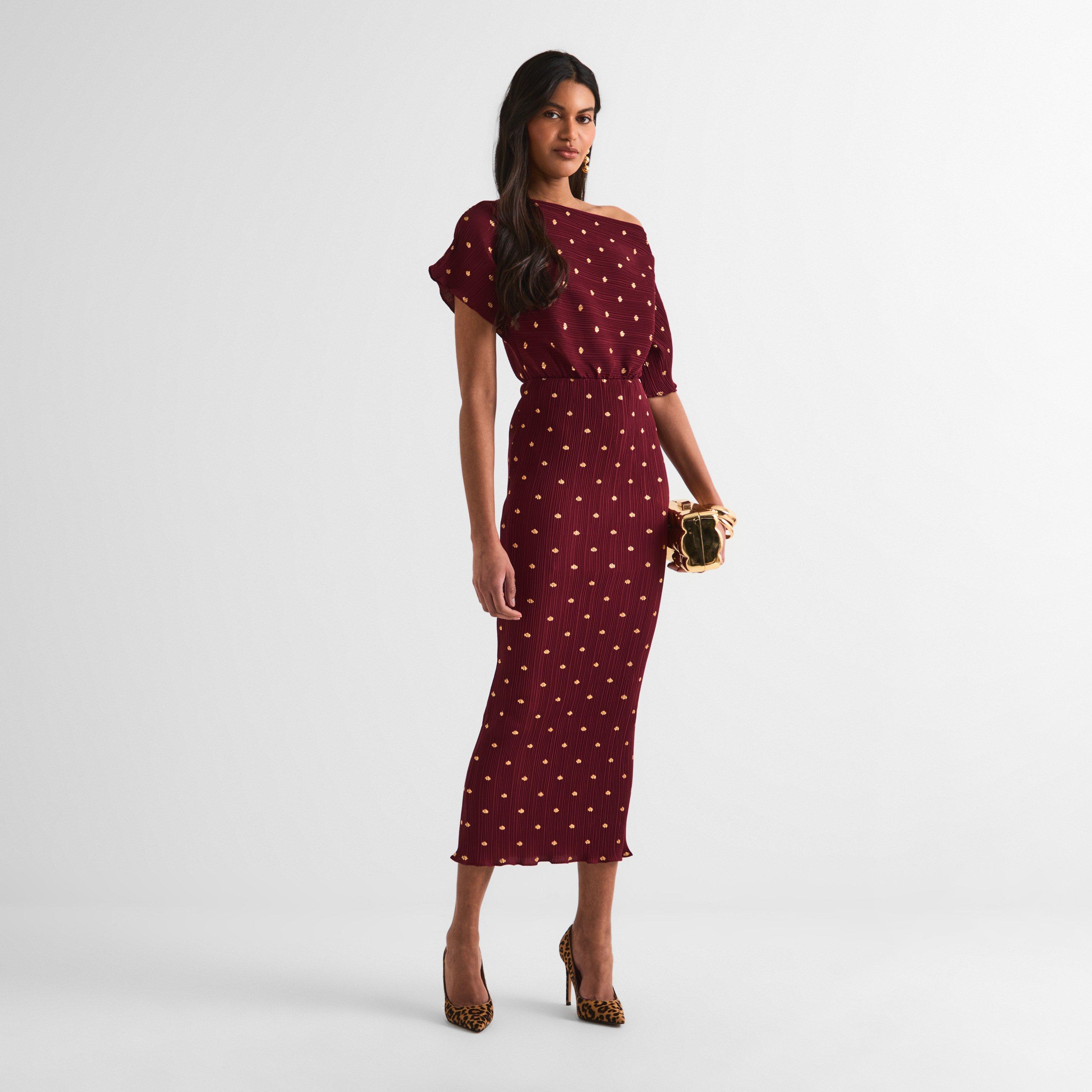 Burgundy - Never Fully Dressed - Women's Tilly Long Maxi Dress - 5