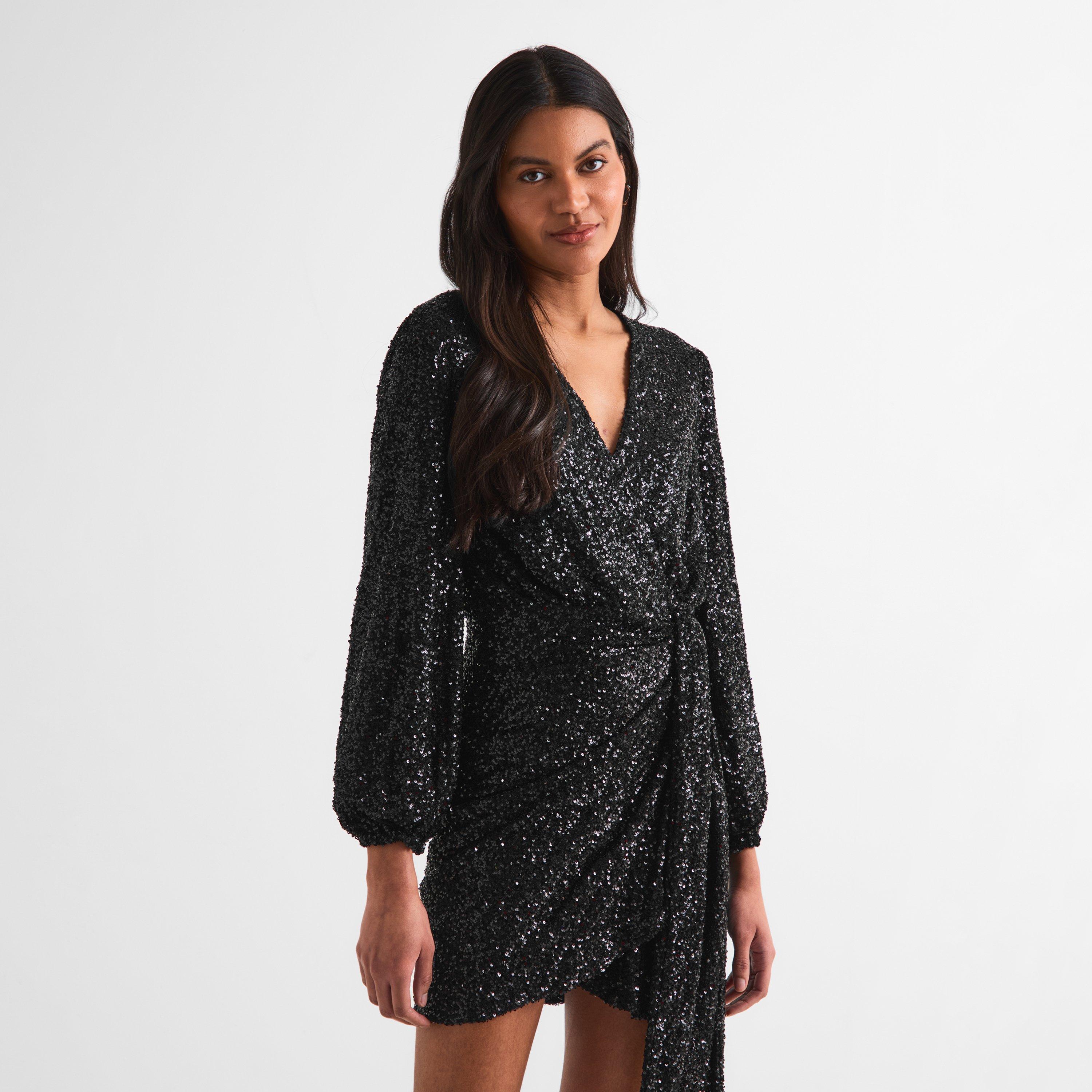 Black - Never Fully Dressed - Women's Seq Vienna Wrap Dress - 3