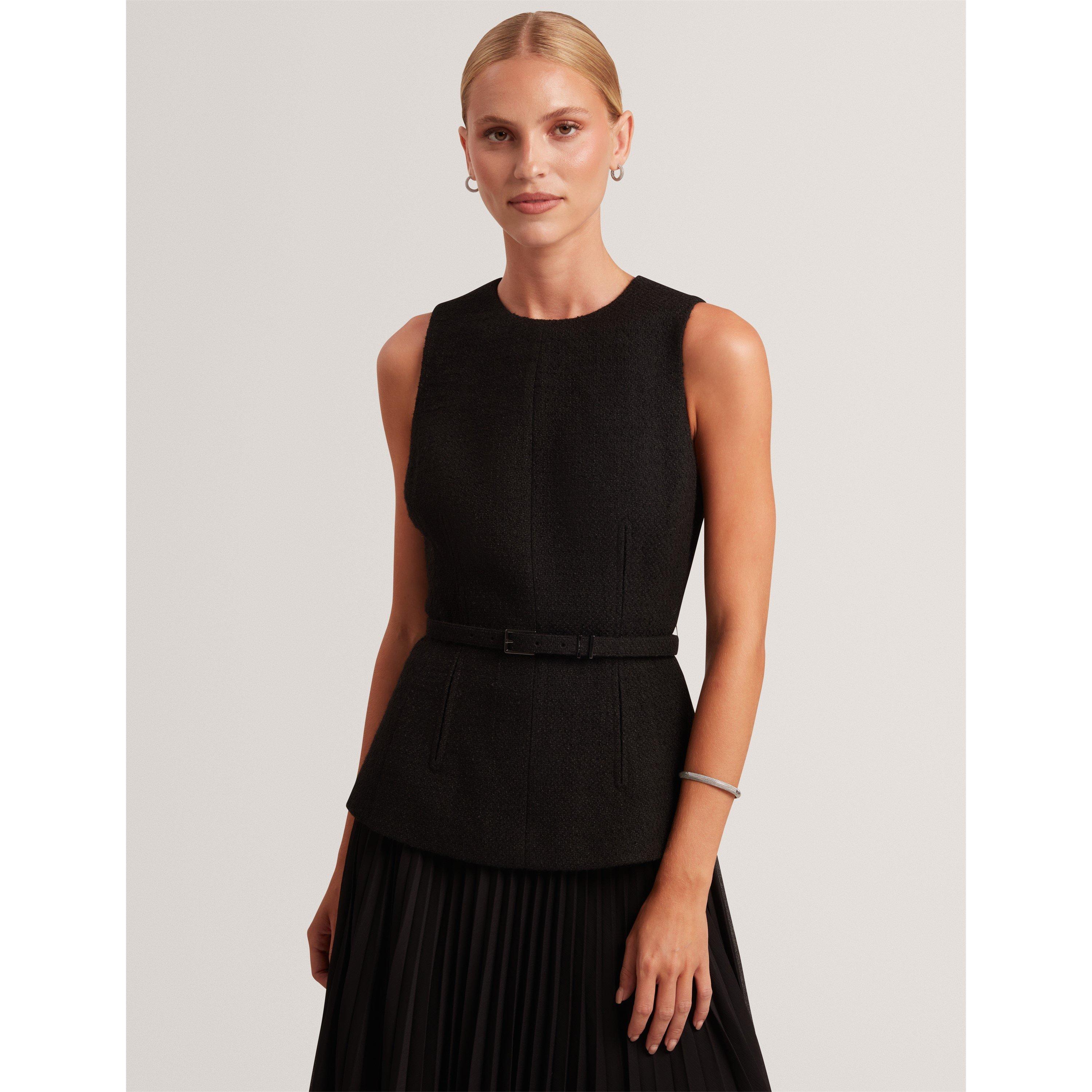 Preto - Ted Baker - Ted Pleat Midi Dress Ld71 - 2