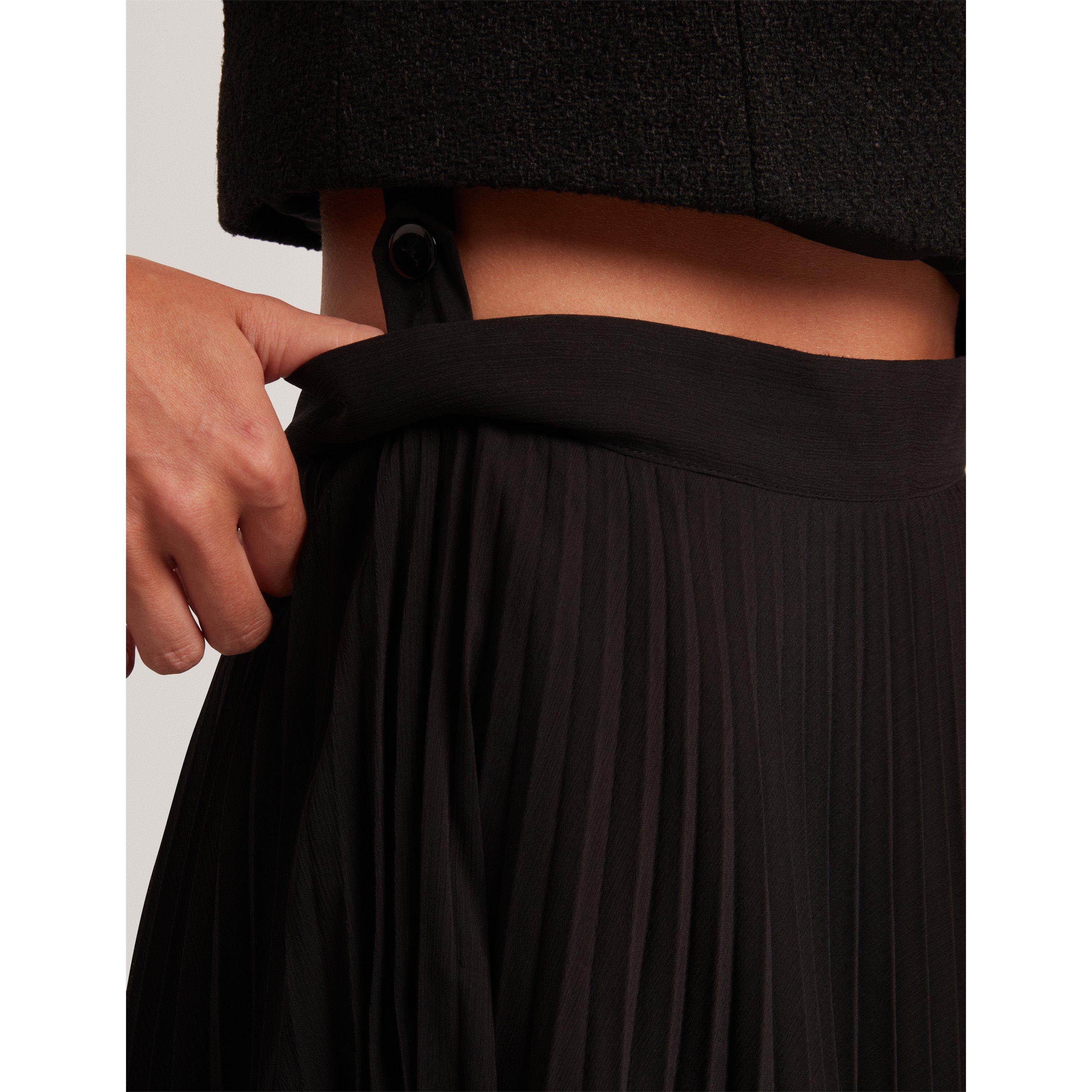 Preto - Ted Baker - Ted Pleat Midi Dress Ld71 - 6