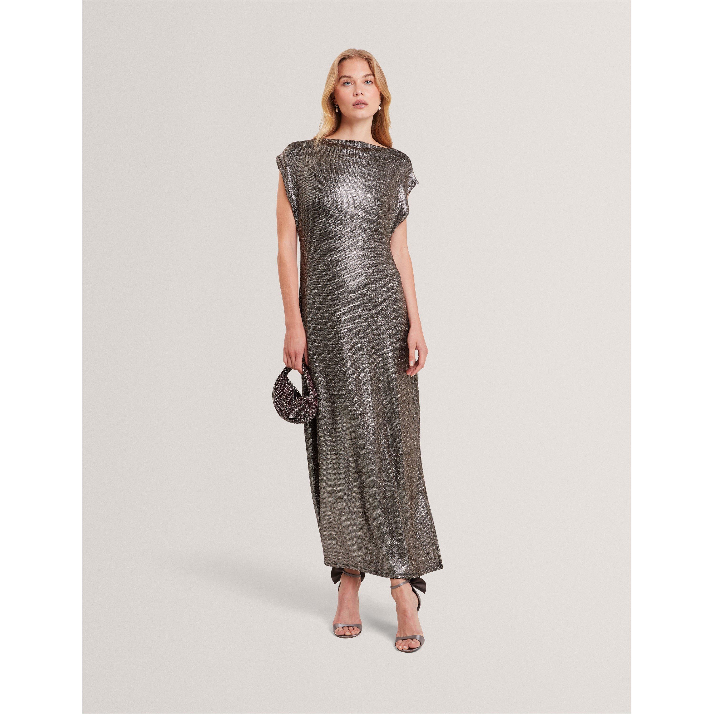 Charbon de bois - Ted Baker - Women's Metallic Bodycon Dress - 2