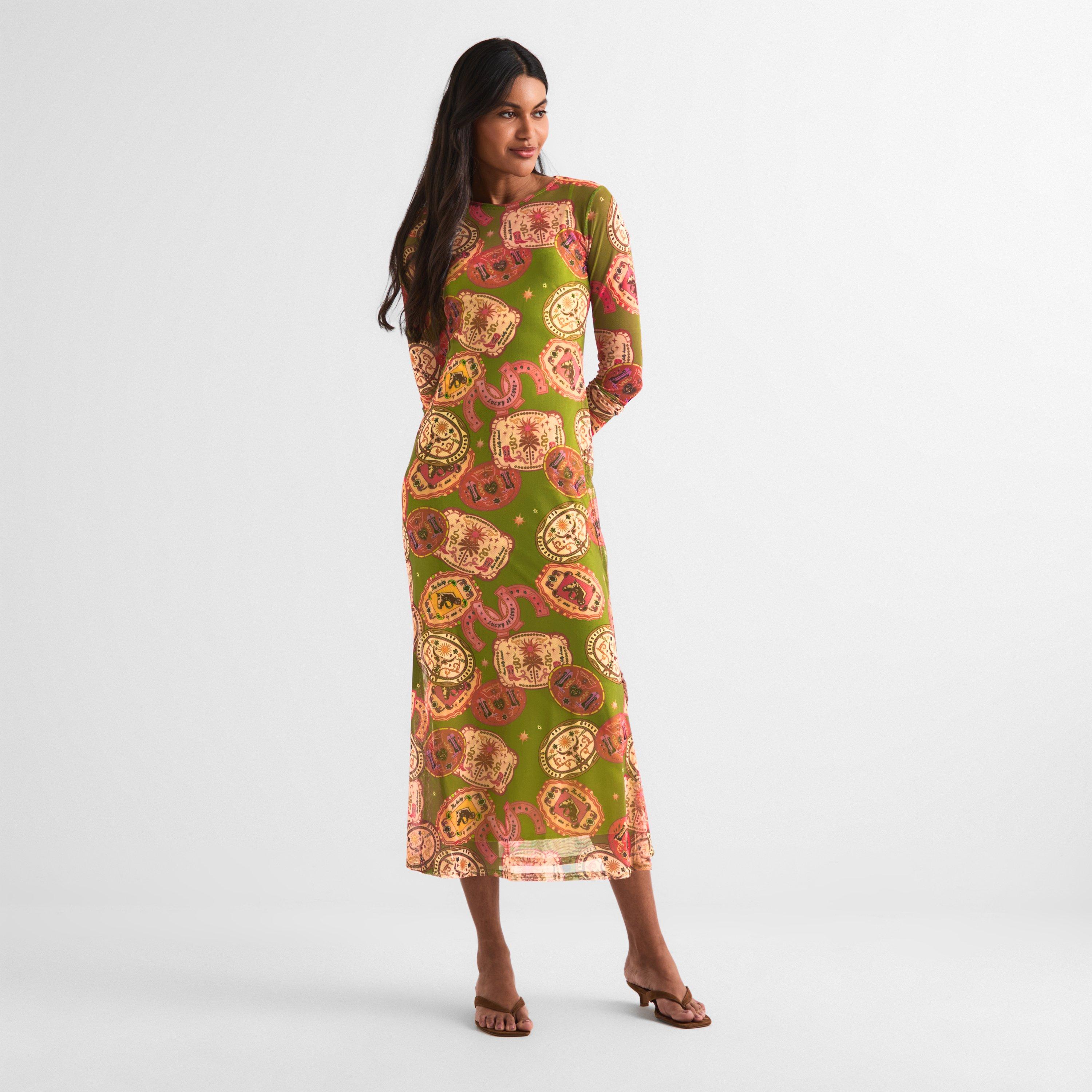 Olive - Never Fully Dressed - Women's Long Maxi Dress - 6