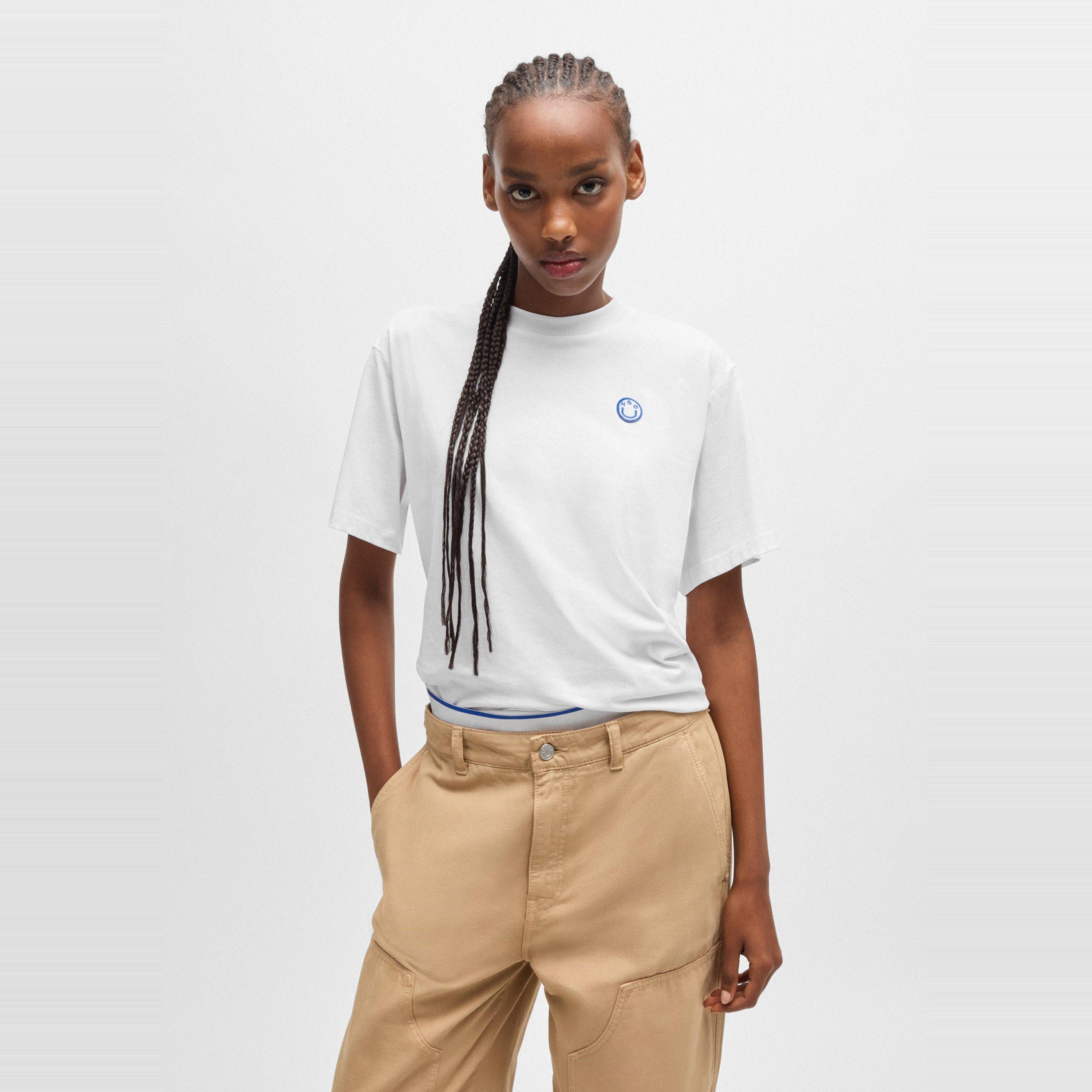 White 100 - Hugo - Women's Vintage Oversized T-Shirt - 3