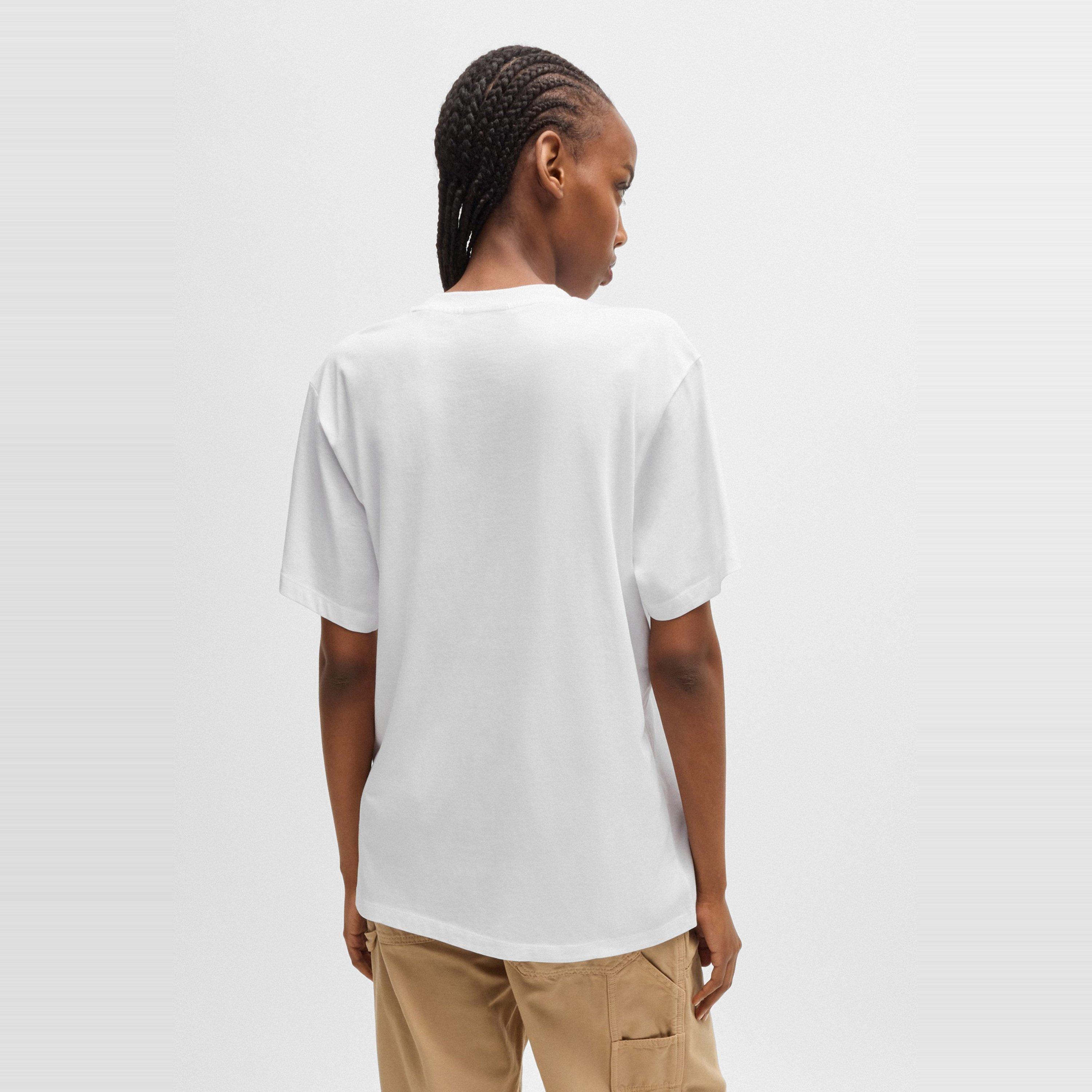 White 100 - Hugo - Women's Vintage Oversized T-Shirt - 4