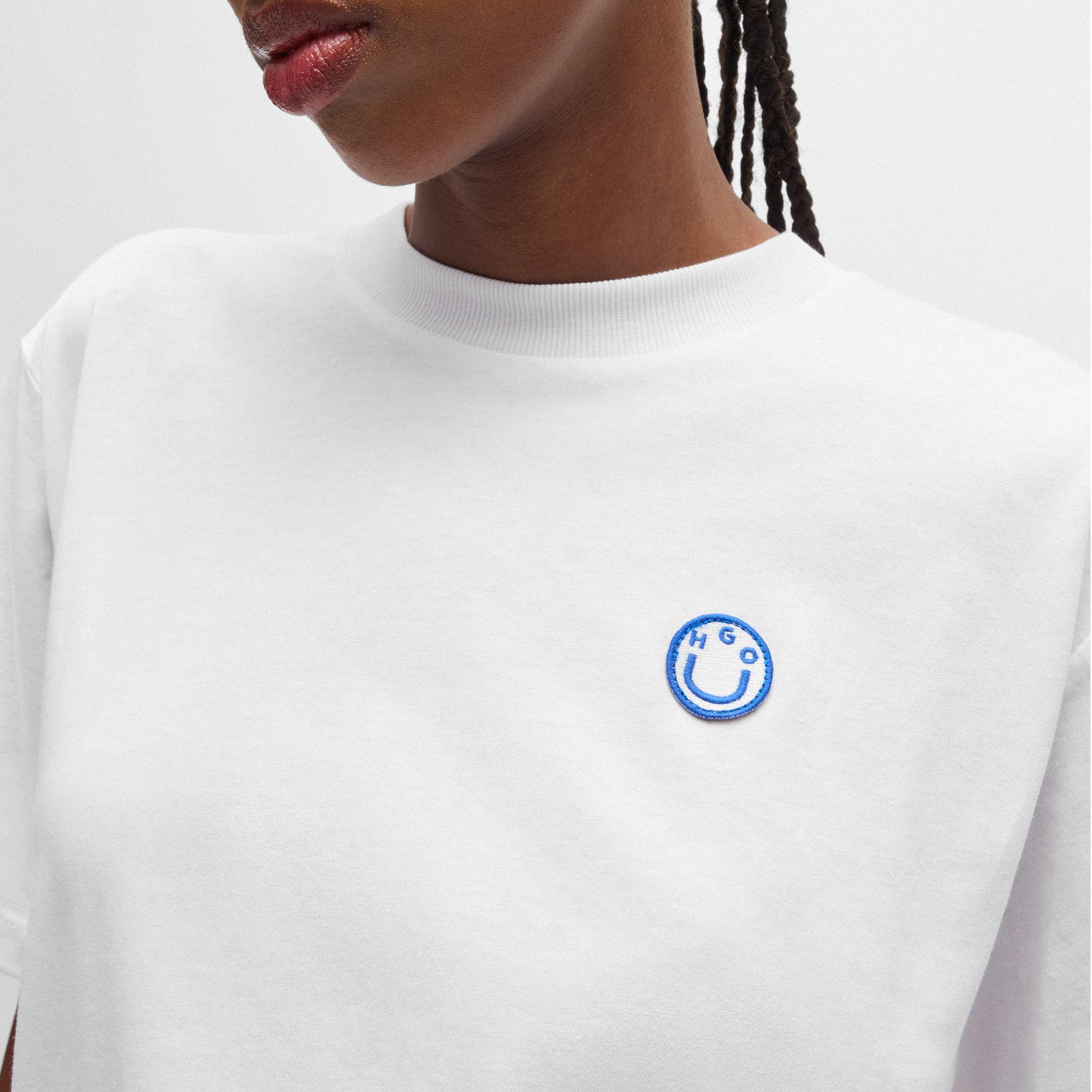 White 100 - Hugo - Women's Vintage Oversized T-Shirt - 5