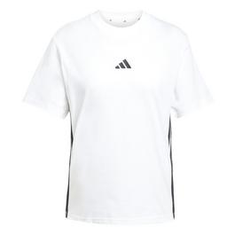 adidas Essentials 3-Stripes Cotton T-Shirt Womens