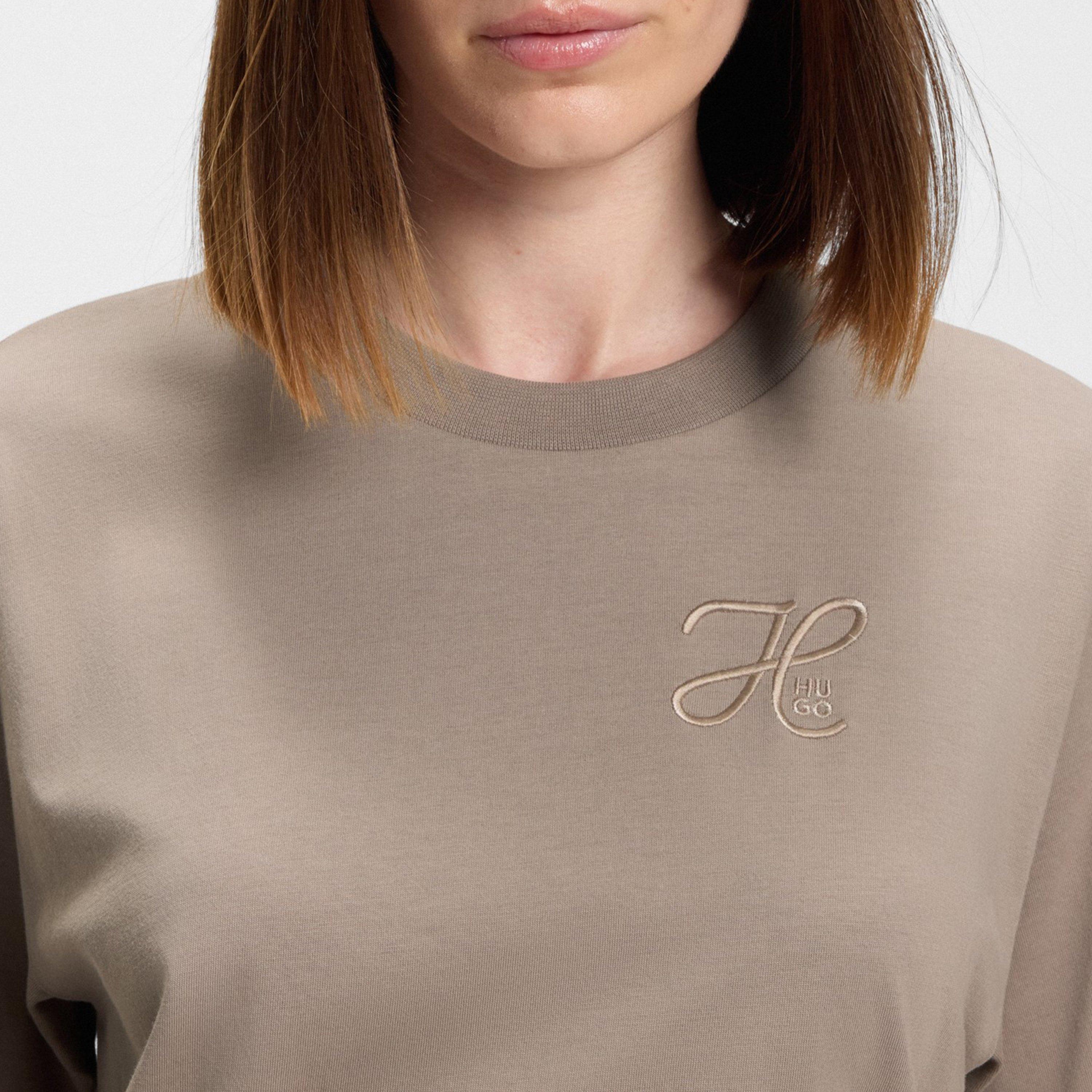Light Beige 273 - Hugo - Women's Vintage Oversized T-Shirt - 5