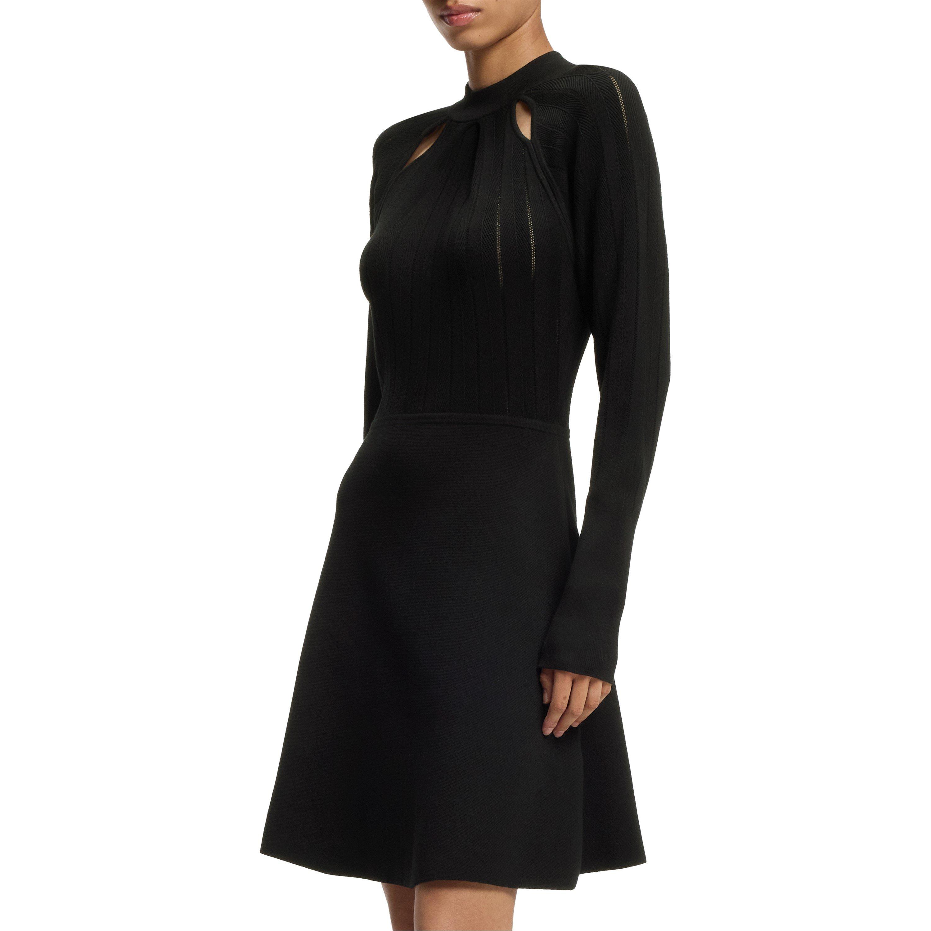 Black 001 - Boss - Women's Fuccia  Black A Line Dress - 4