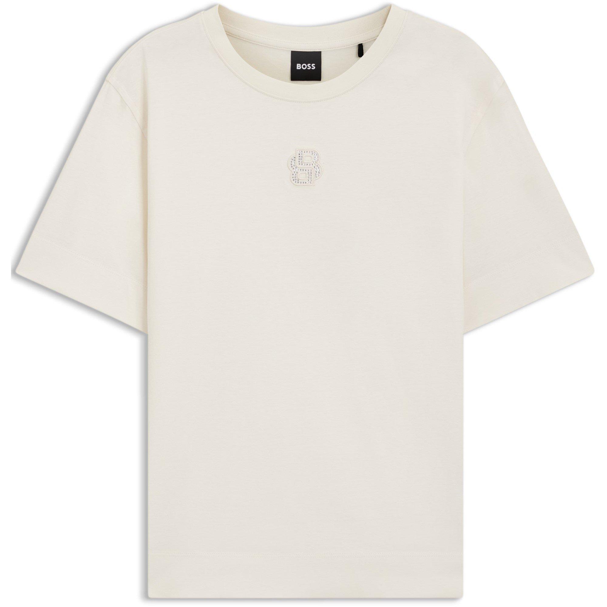 Open White 118 - Boss - Women's Elpha T-Shirt, Double 'B' Logo