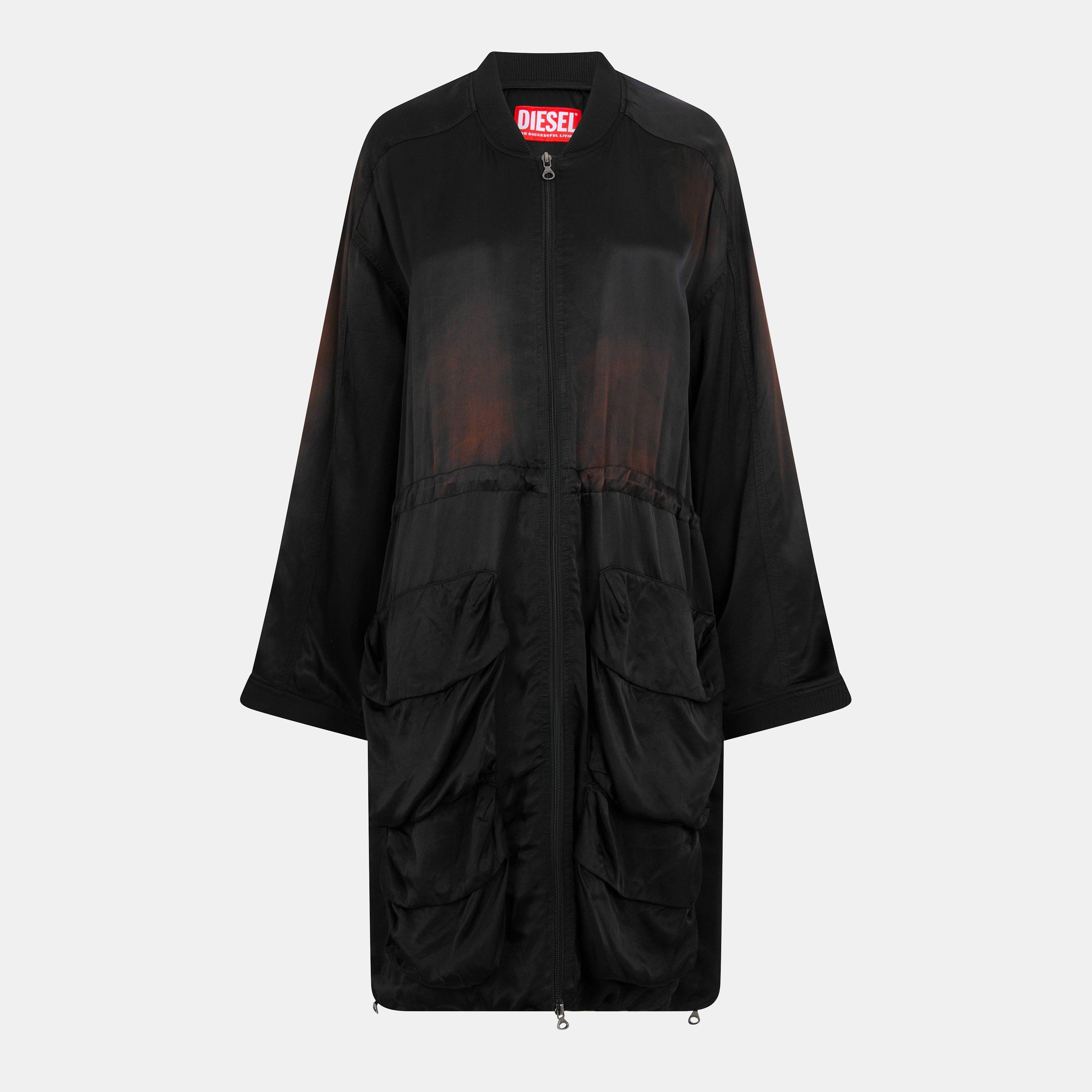 Black Black - Diesel - Women's Saran Mini Dress - 1