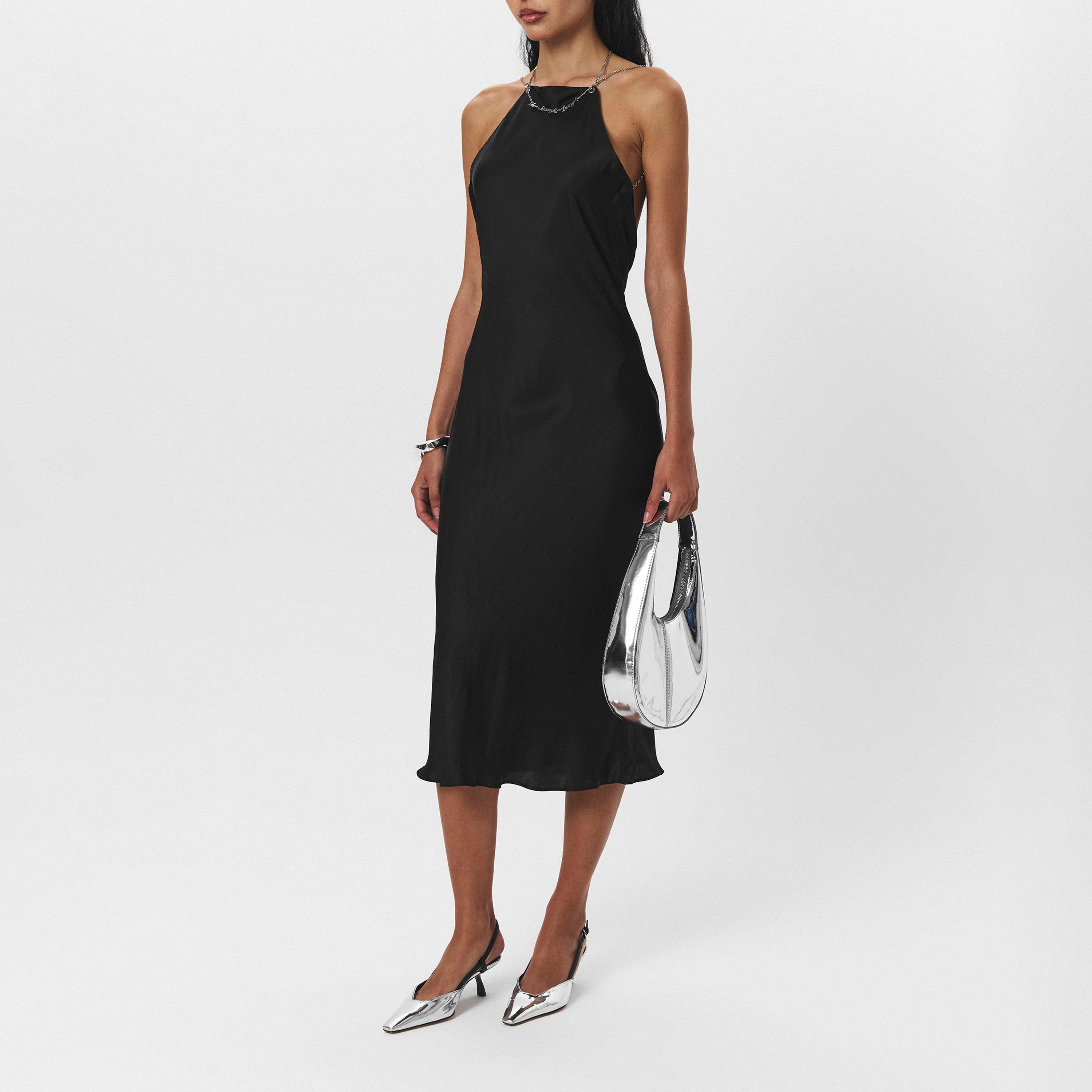 Black Black - Diesel - Women's D Eliz Slip Dress - 6