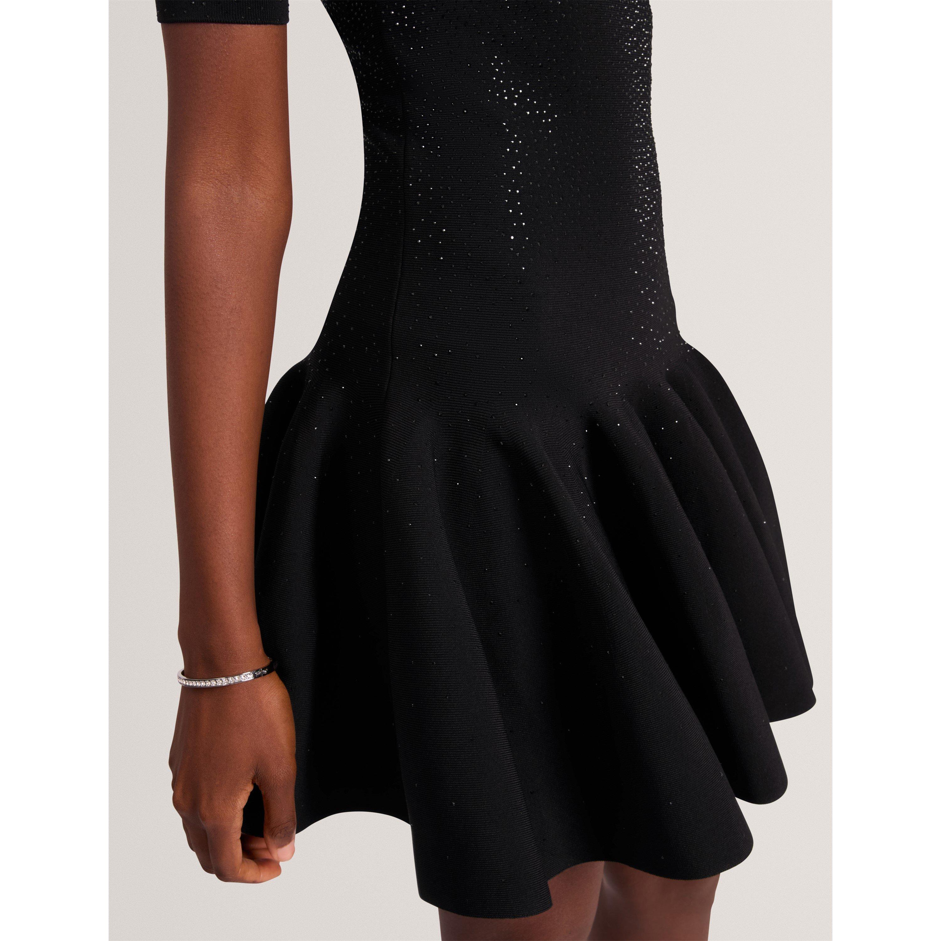 Black - Ted Baker - Ted Min Skater Dress Ld71 - 6