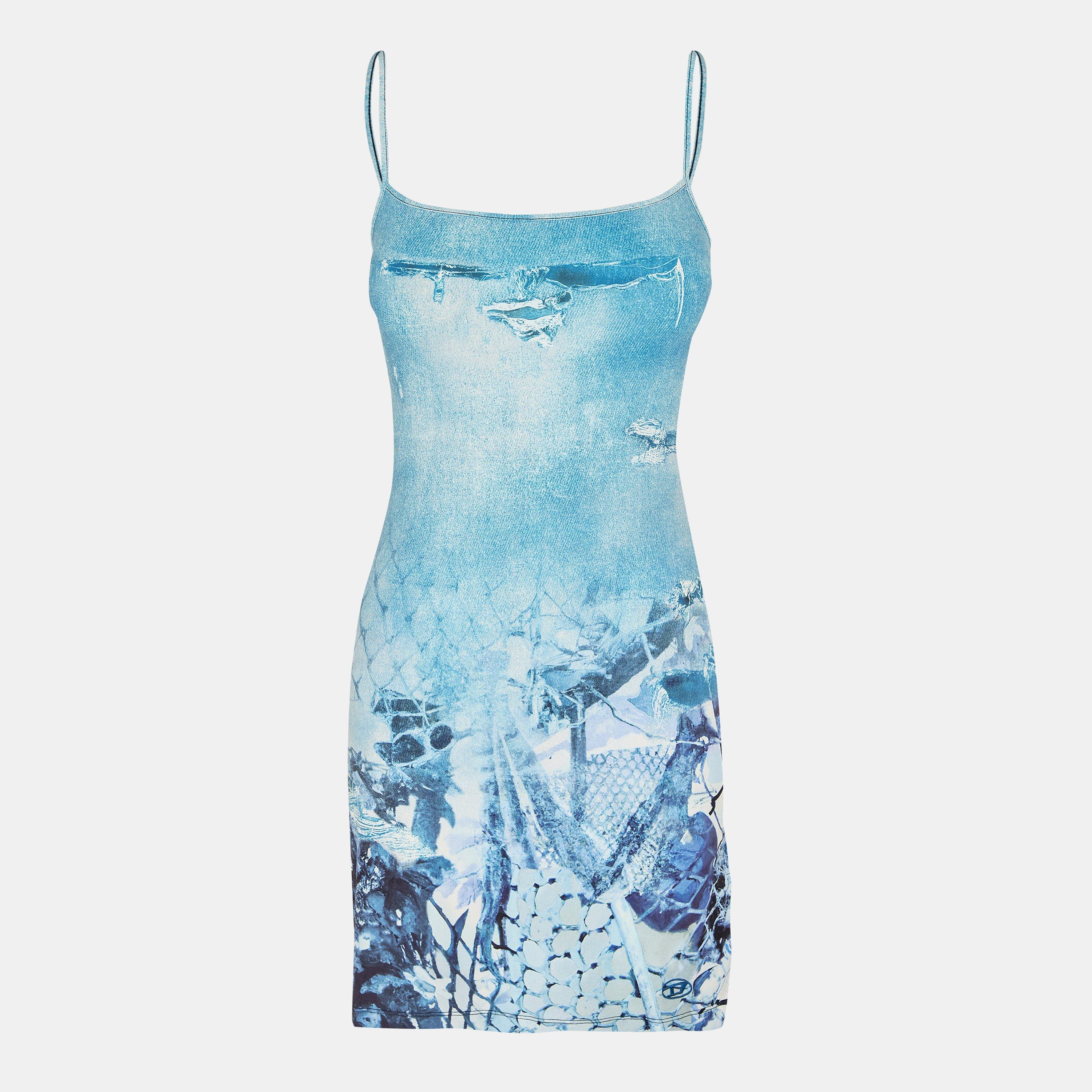 Blue Denim - Diesel - Women's D Hopyn Mini Dress - 1