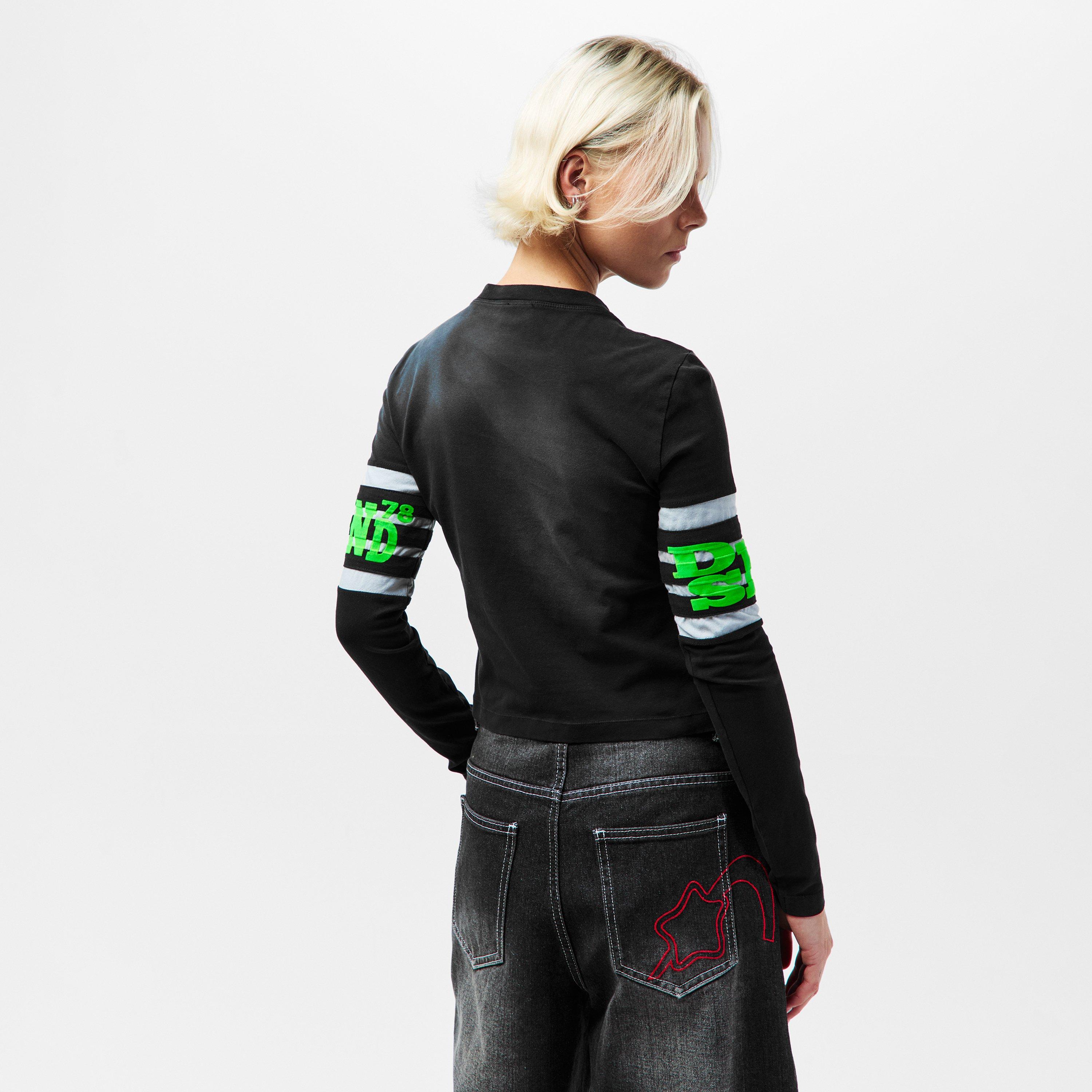 Black Black - Diesel - Women's Regular Fit T-Shirt - 4